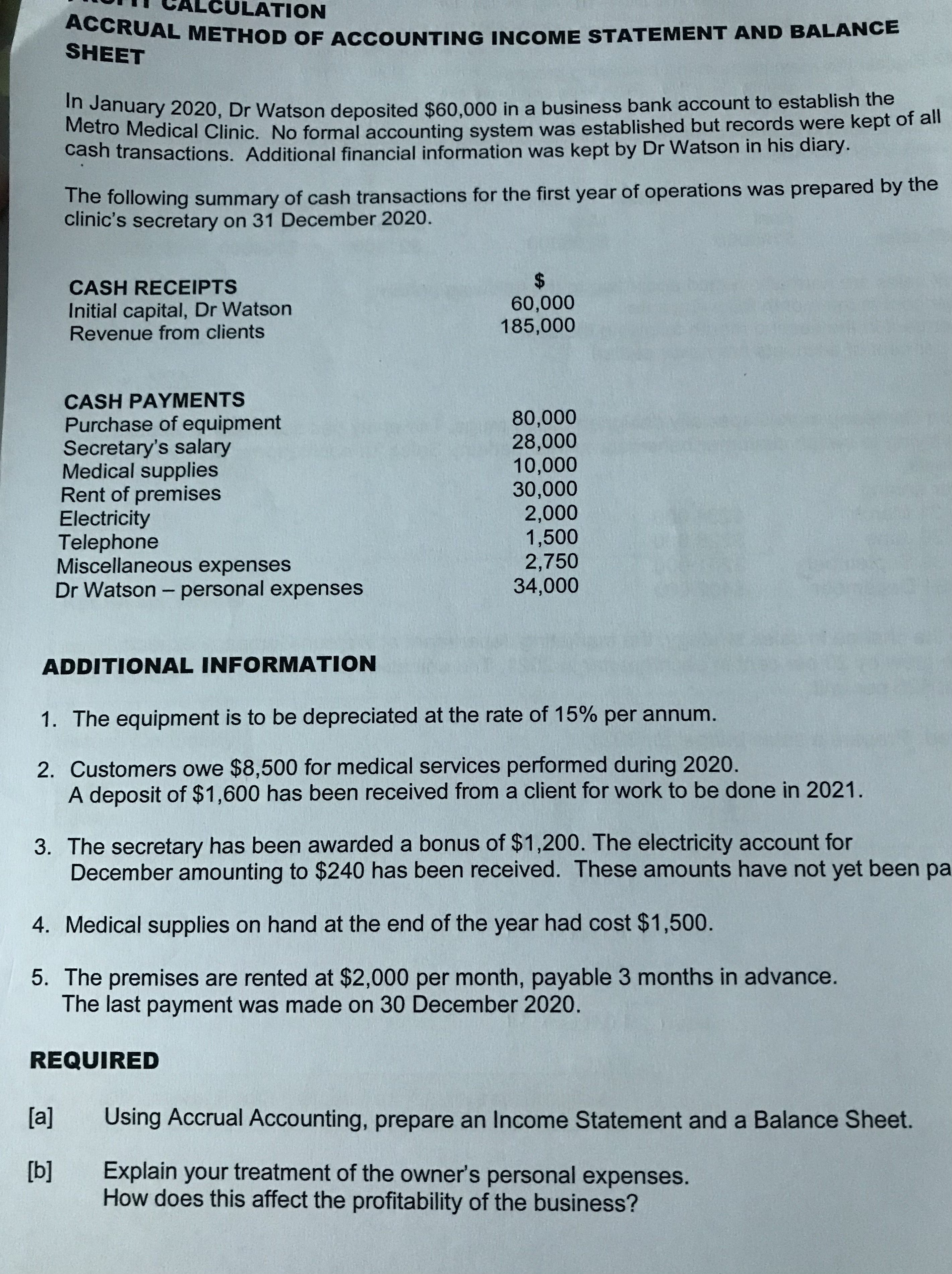 receipts from accounts receivable for June, July and August of 2021. Actual