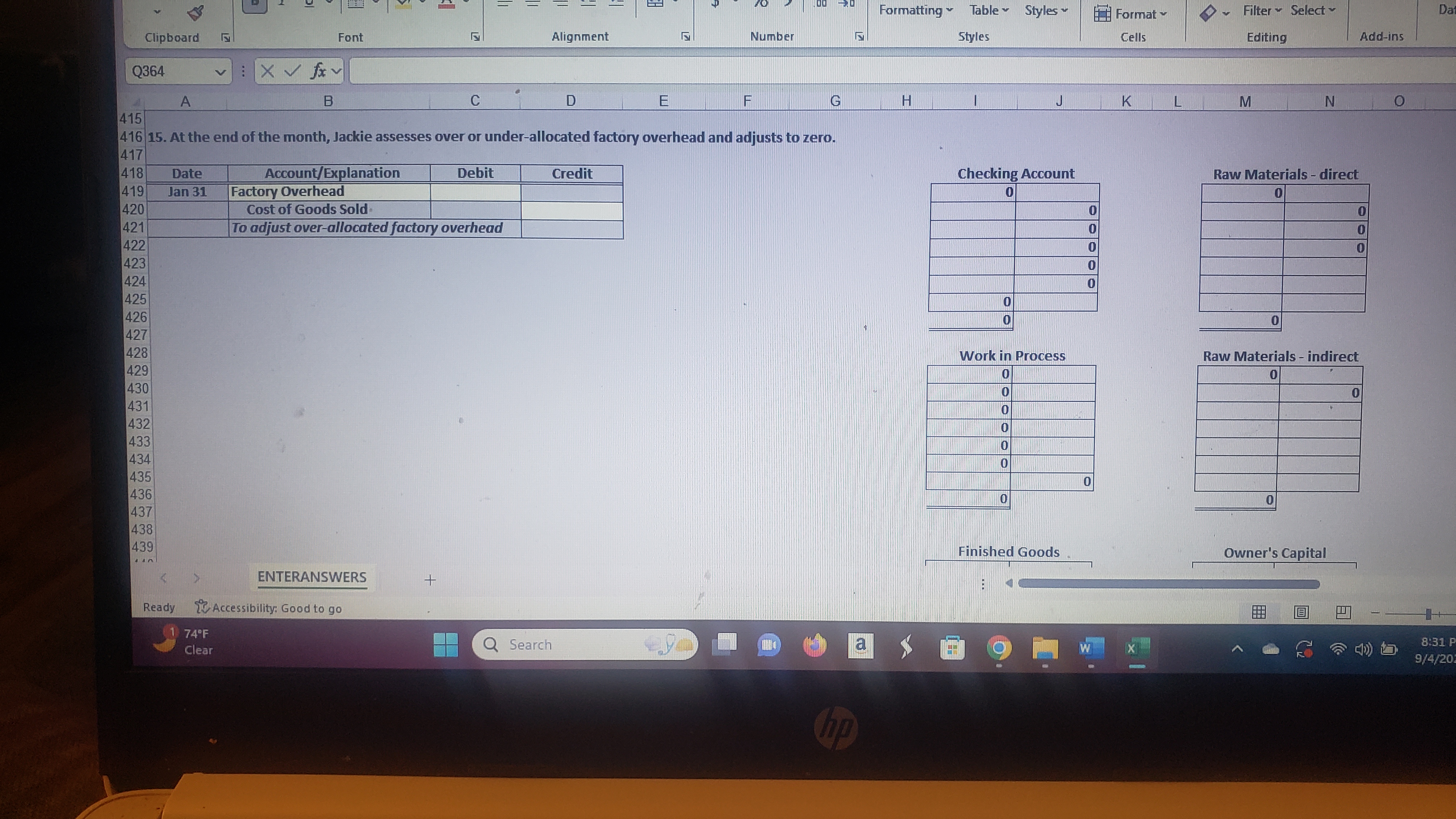 agreed to pay within 30 days. 38 39 Date Account/Explanation Debit Credit