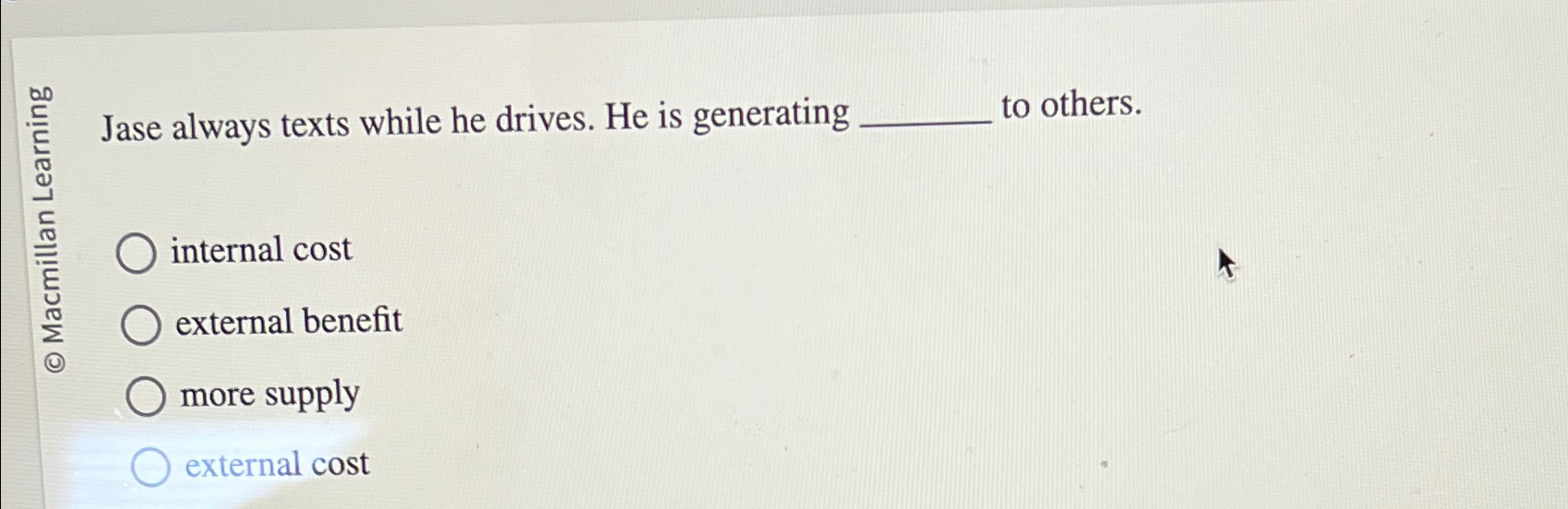  Jase always texts while he drives. He is generating to others.