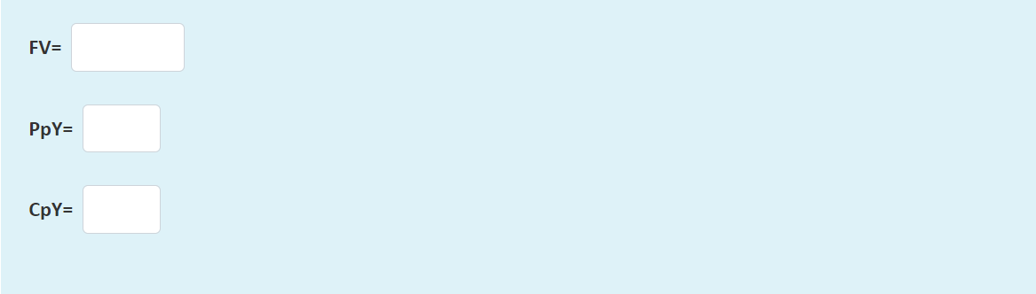 need to use any money value (PV or PMT or FV) from