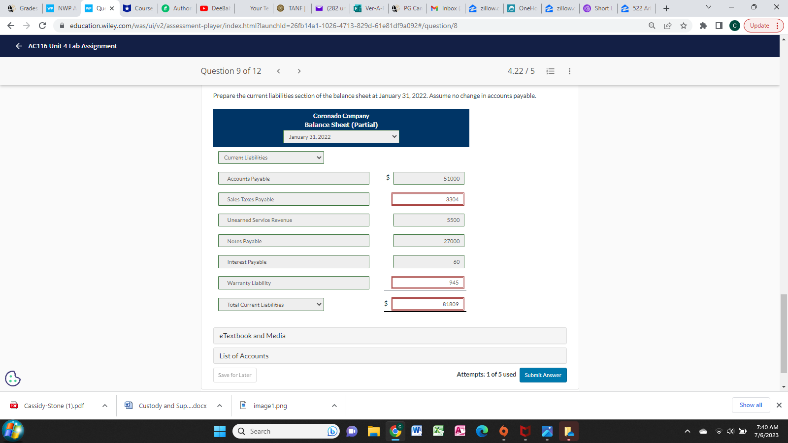 A education.wiley.com/was/ui/v2/assessment-player/index.html?launchld=26fb14a1-1026-4713-829d-61e81df9092#/question/10 Update : C A education.wiley.com/was/ui/v2/assessment-player/index.html?launchld=26fb14a1-1026-4713-829d-61e81df9092#/question/10 Update : C A education.wiley.com/was/ui/v2/assessment-player/index.html?launchld=26fb14a1-1026-4713-829d-61e81df9092#/question/10