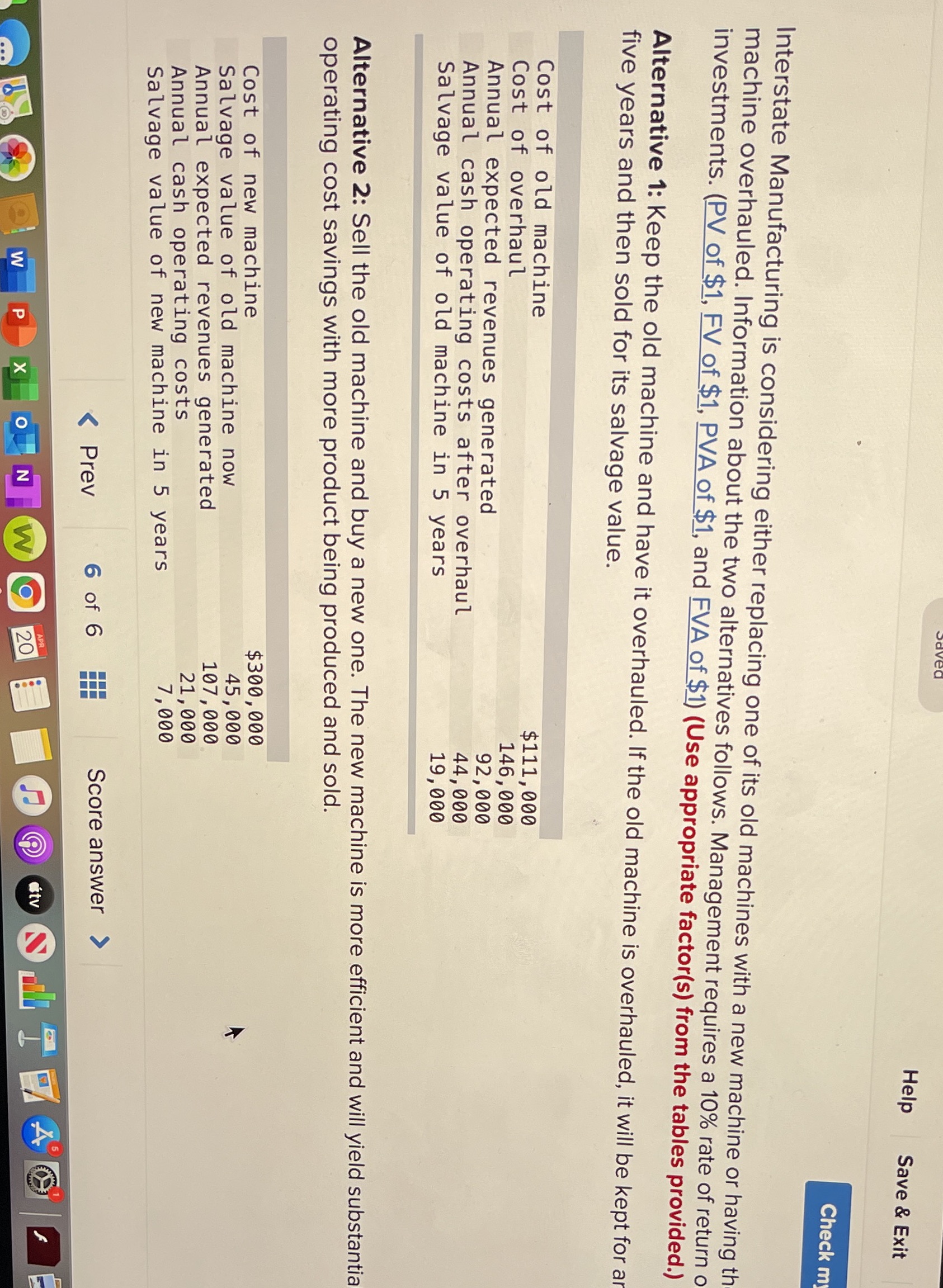  Help Save & Exit Check my Interstate Manufacturing is considering either
