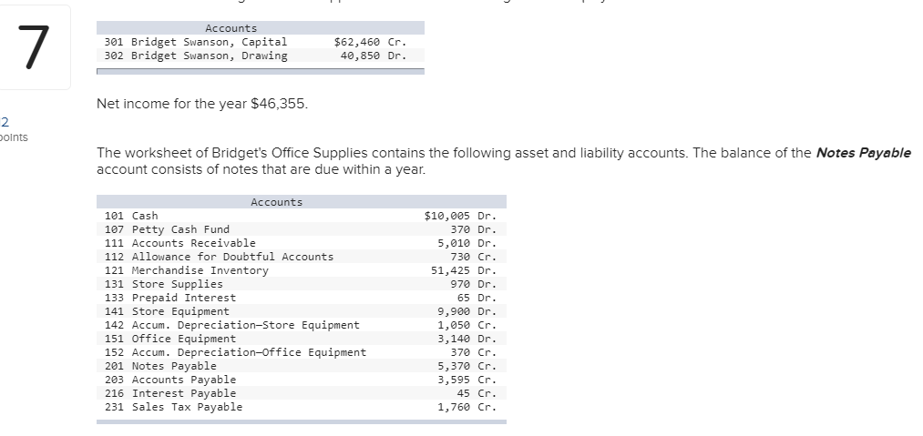 in detail as best as possible. Thank you.?? The worksheet of Bridget's