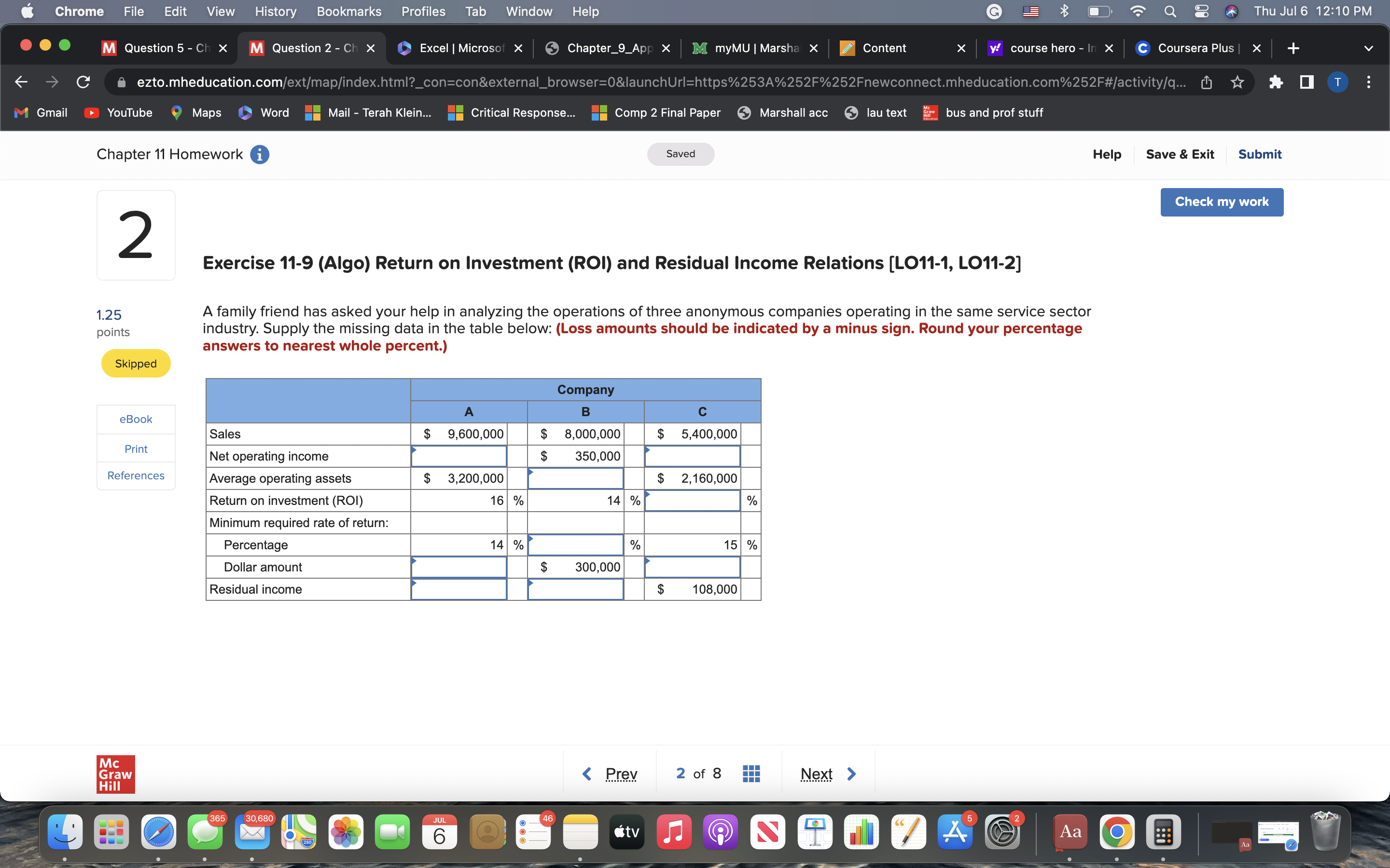Chrome File Edit View History Bookmarks Profiles Tab Window Help G