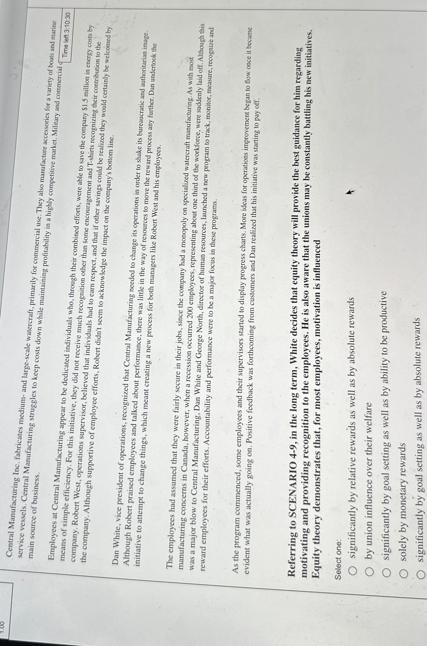  7.00 Central Manufacturing Inc. fabricates medium- and large-scale watercraft, primarily for