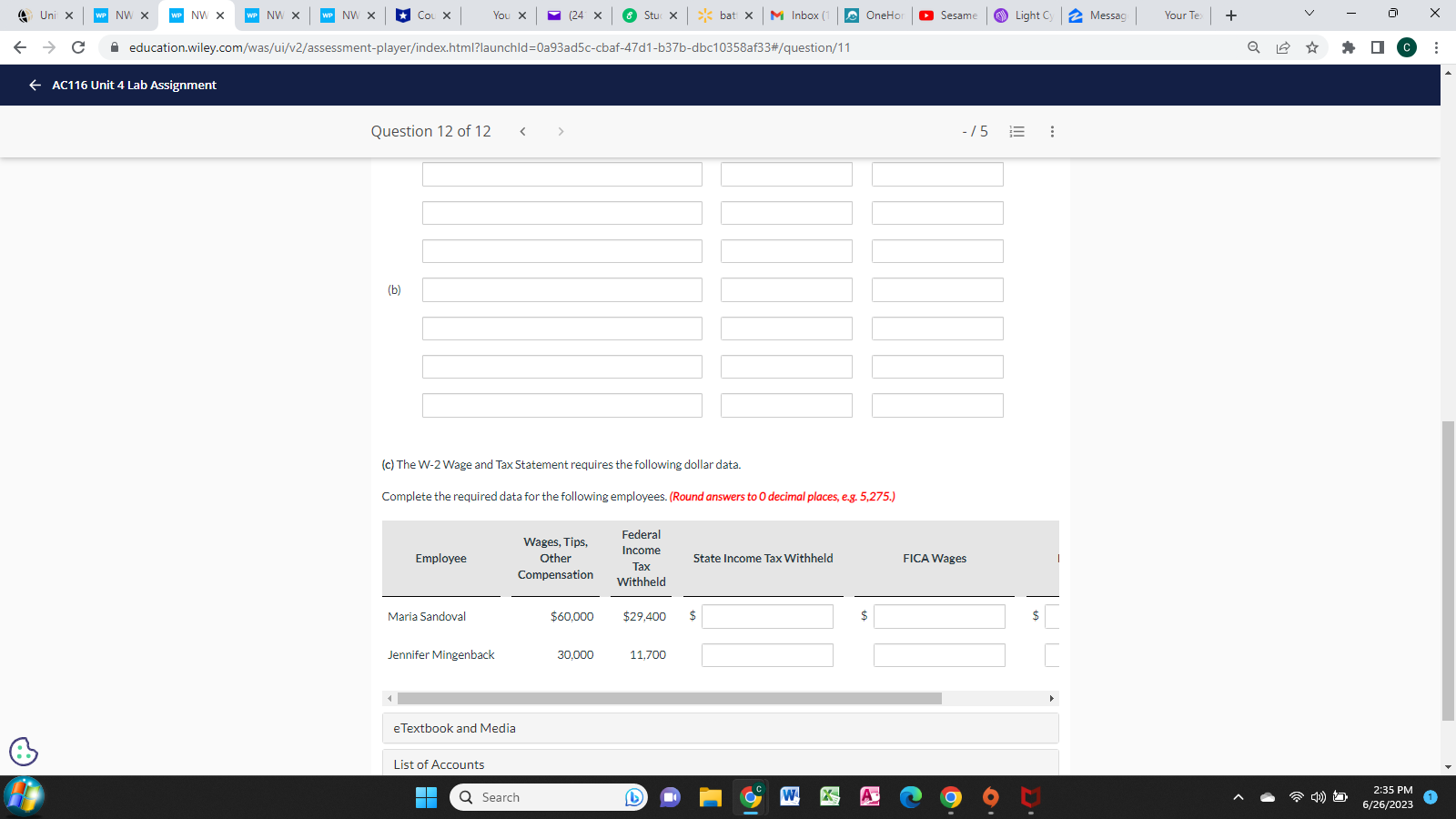 Record journal entries in the order presented in the problem.) Date Account