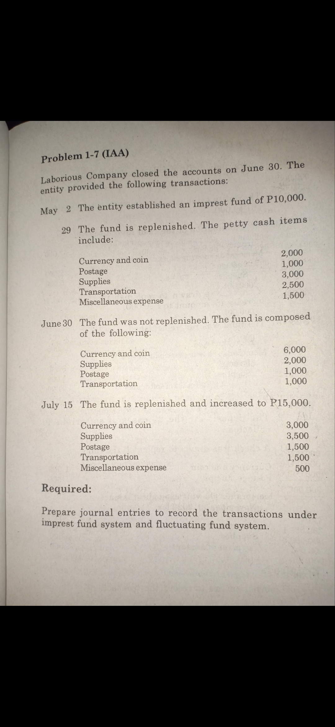 2020, Albania Company provided the following data: Cash in bank 3,000,000 Time