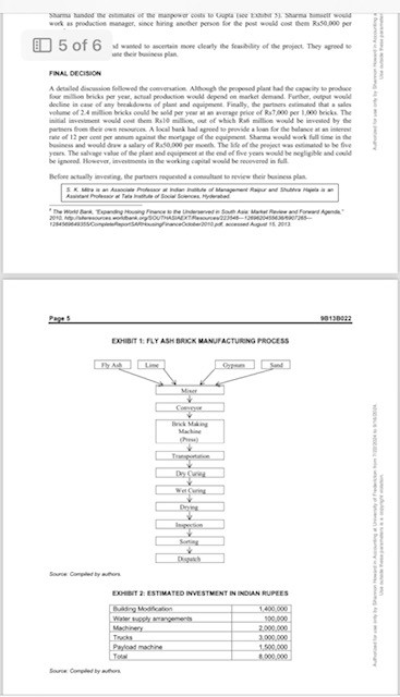 many bricks need to be sold to earn a targeted income of