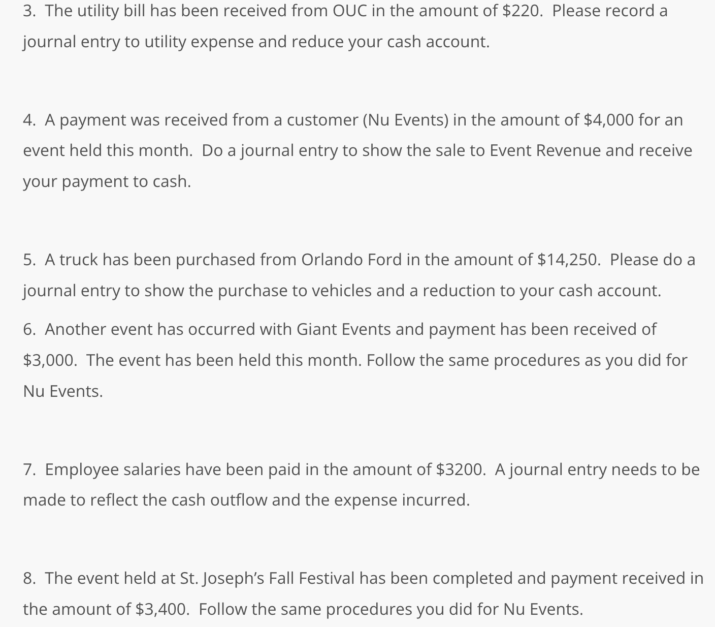 various accounts and where they belong on the financial statements, we need