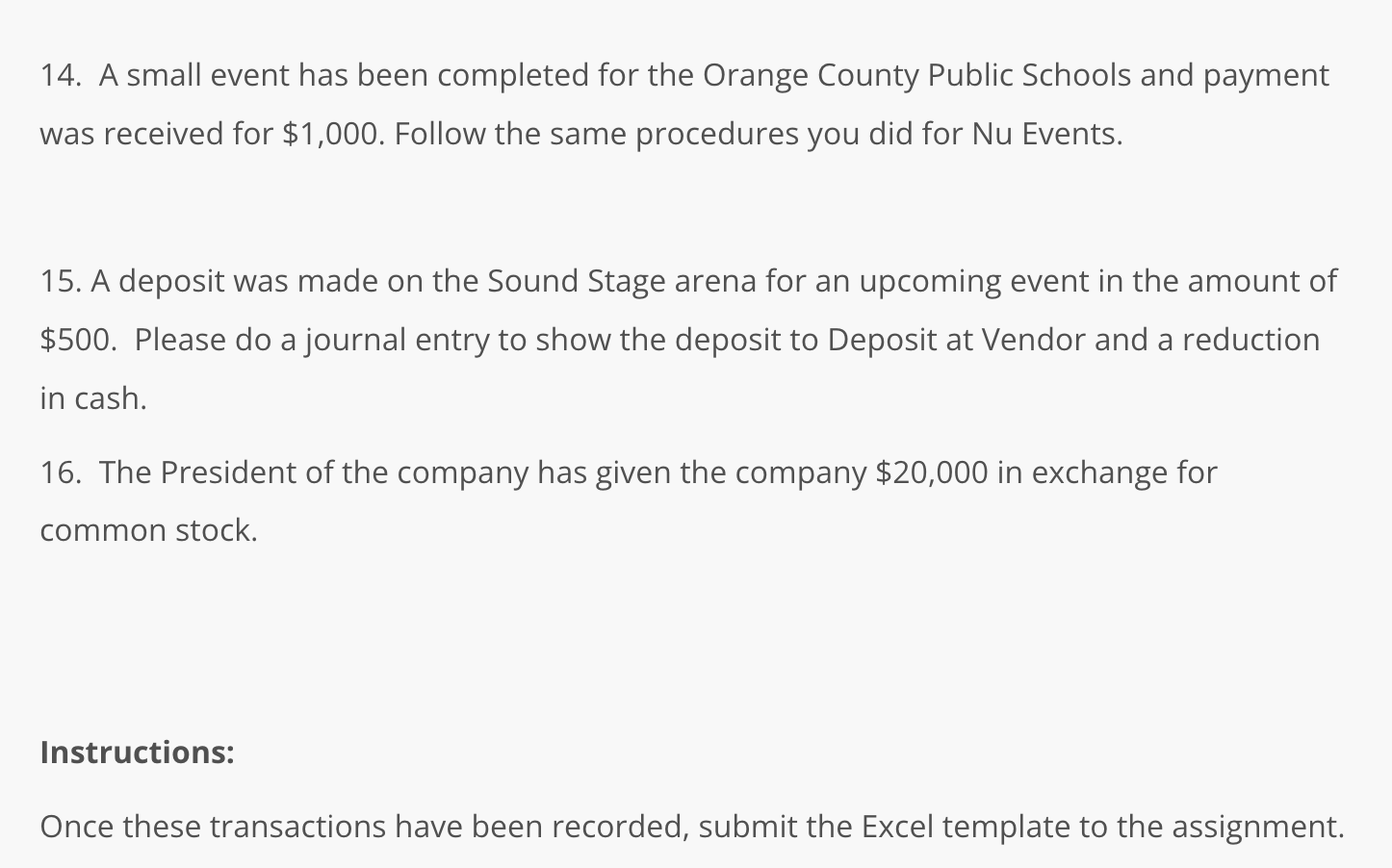 use the attachedJournal template to do yourjournal entries. Make sure you identify