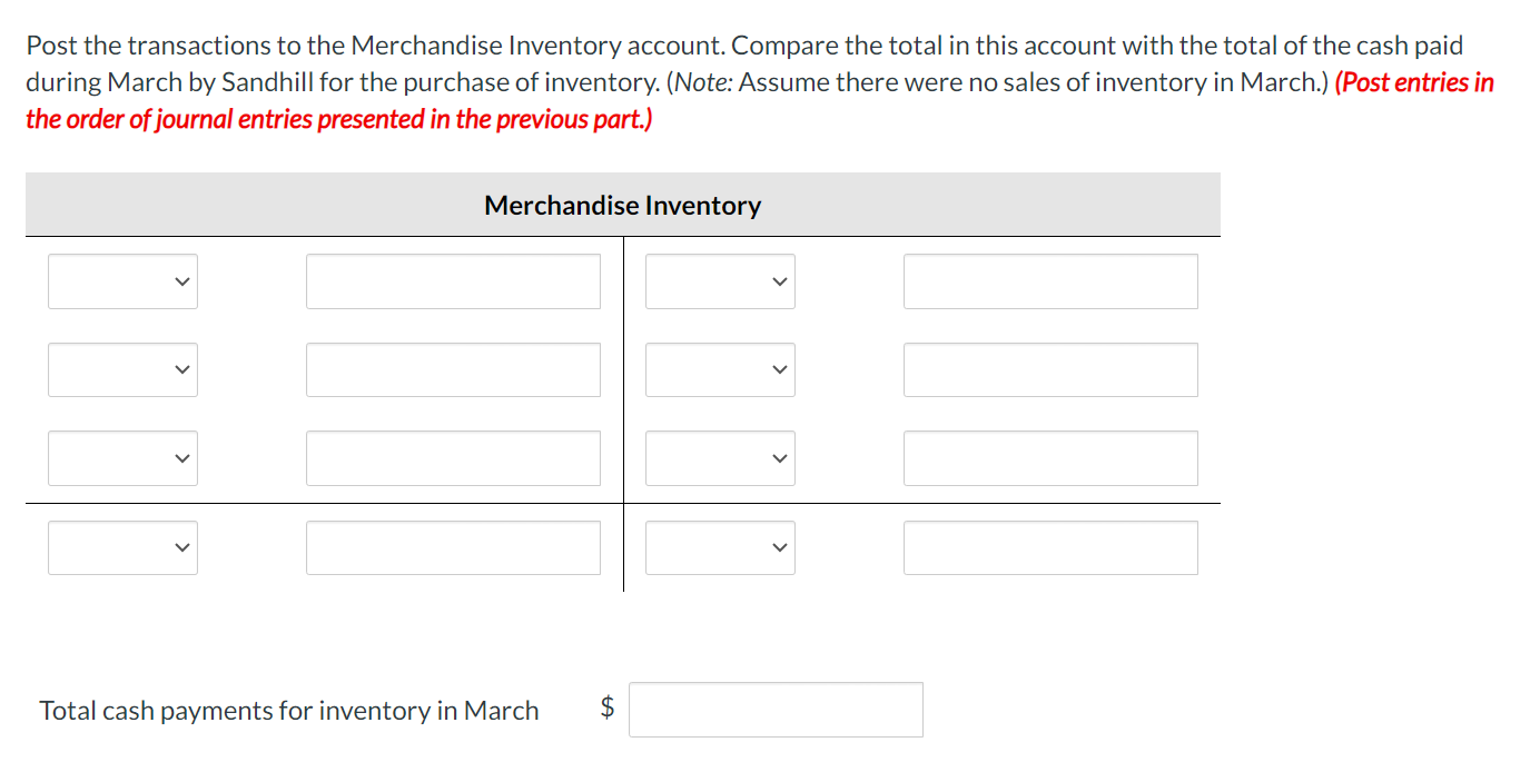 1 Sandhill Stores purchases $8,800 of merchandise for resale from Octagon Wholesalers,