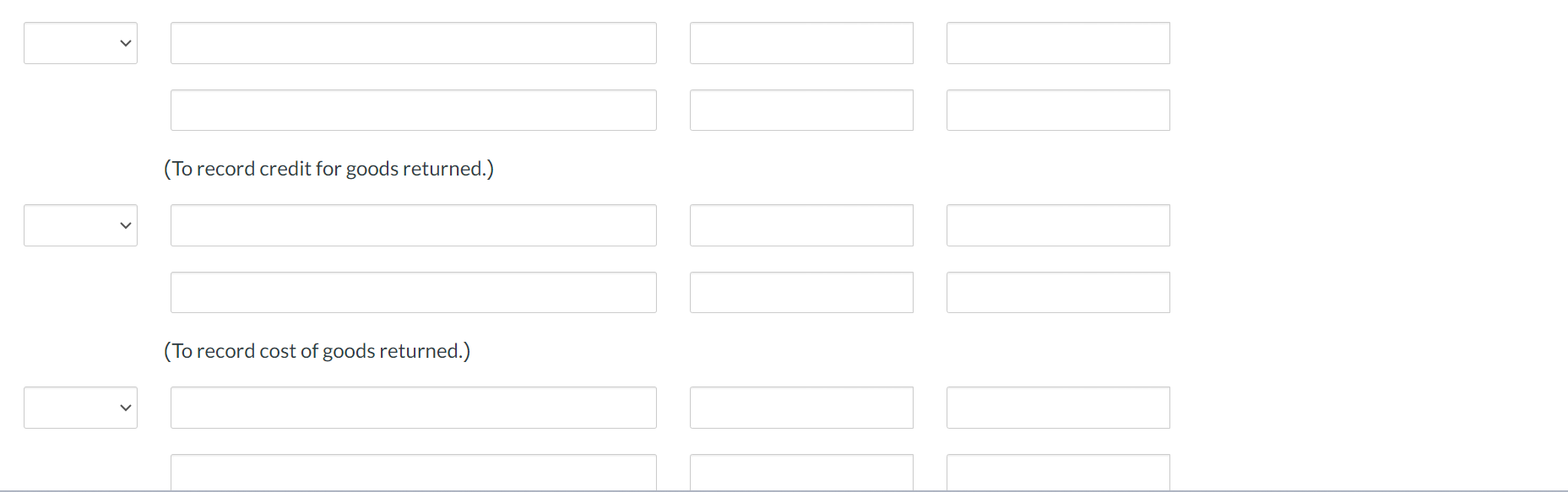 a $1,100 credit on its account 21 Sandhill Stores purchases an additional