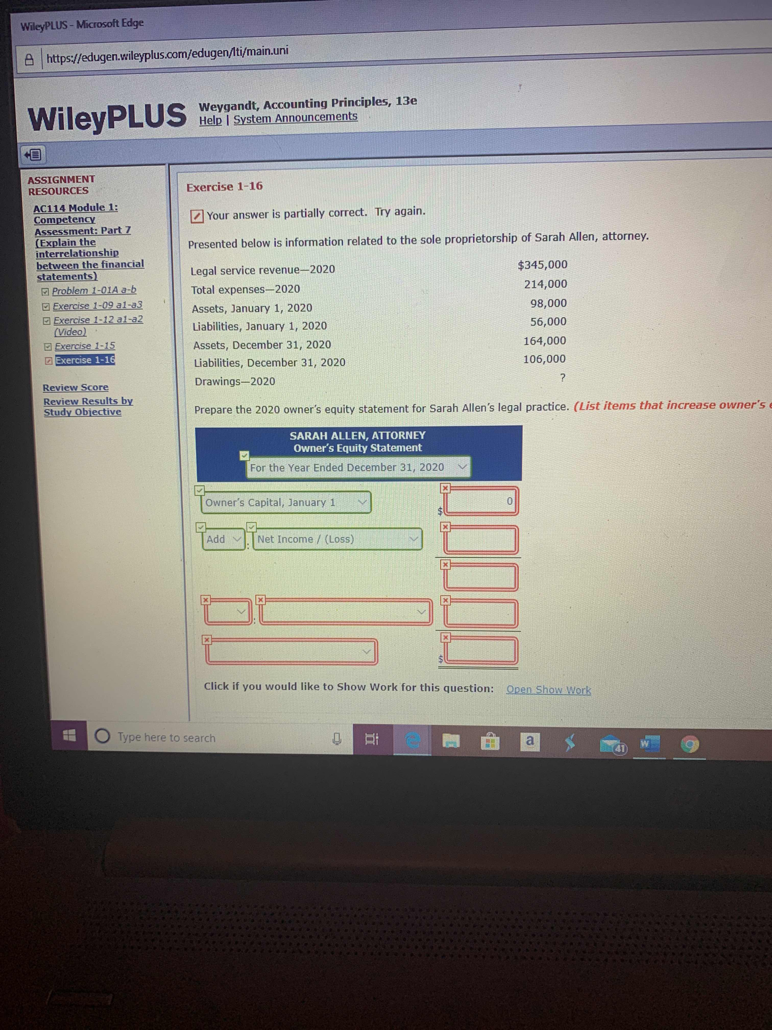 WileyPLUS - Microsoft Edge | https://edugen.wileyplus.com/edugen/Iti/main.uni WileyPLUS Weygandt, Accounting Principles, 13e
