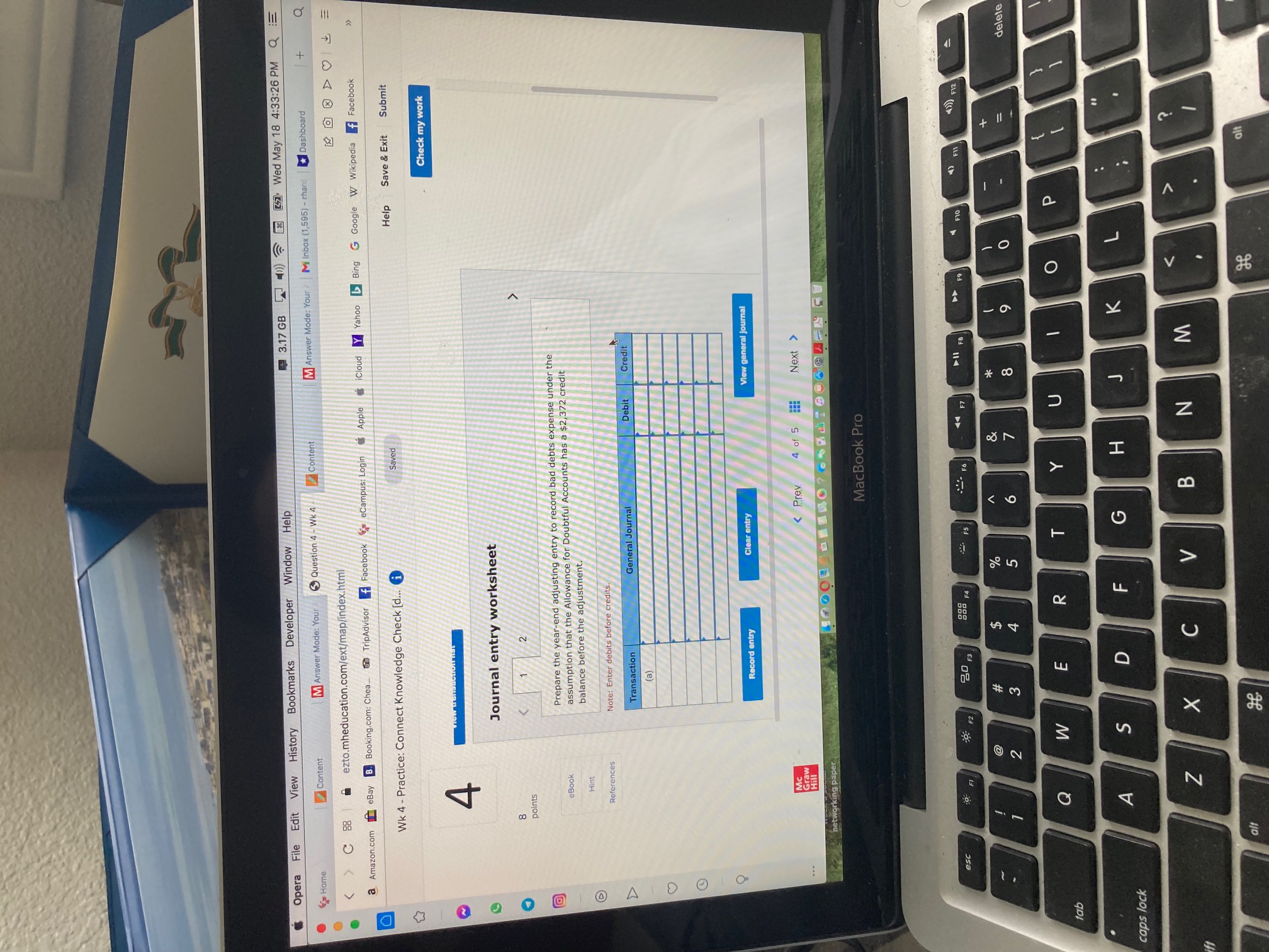 History Bookmarks Developer Window Help 3.17 GB ) 47 Wed May 18
