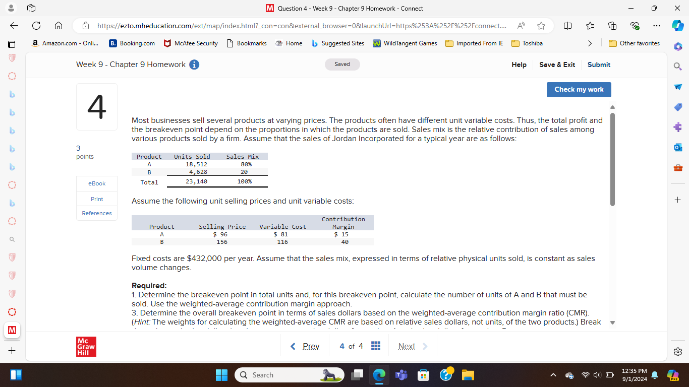  M Question 4 - Week 9 - Chapter 9 Homework -