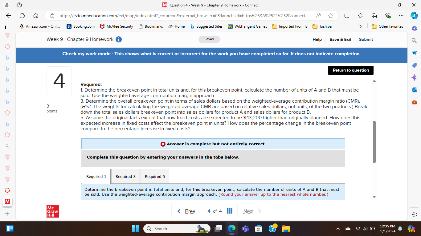 Connect X G https://ezto.mheducation.com/ext/map/index.html?_con=con&external_browser=08launchUrl=https%253A%252F%252Fconnect... . . a Amazon.com - Onli... B. Booking.com