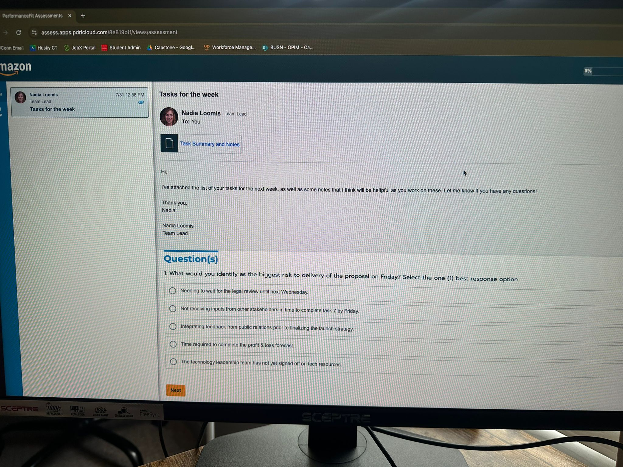  Tasks for the week Task Summary and Notes Hi, I've attached