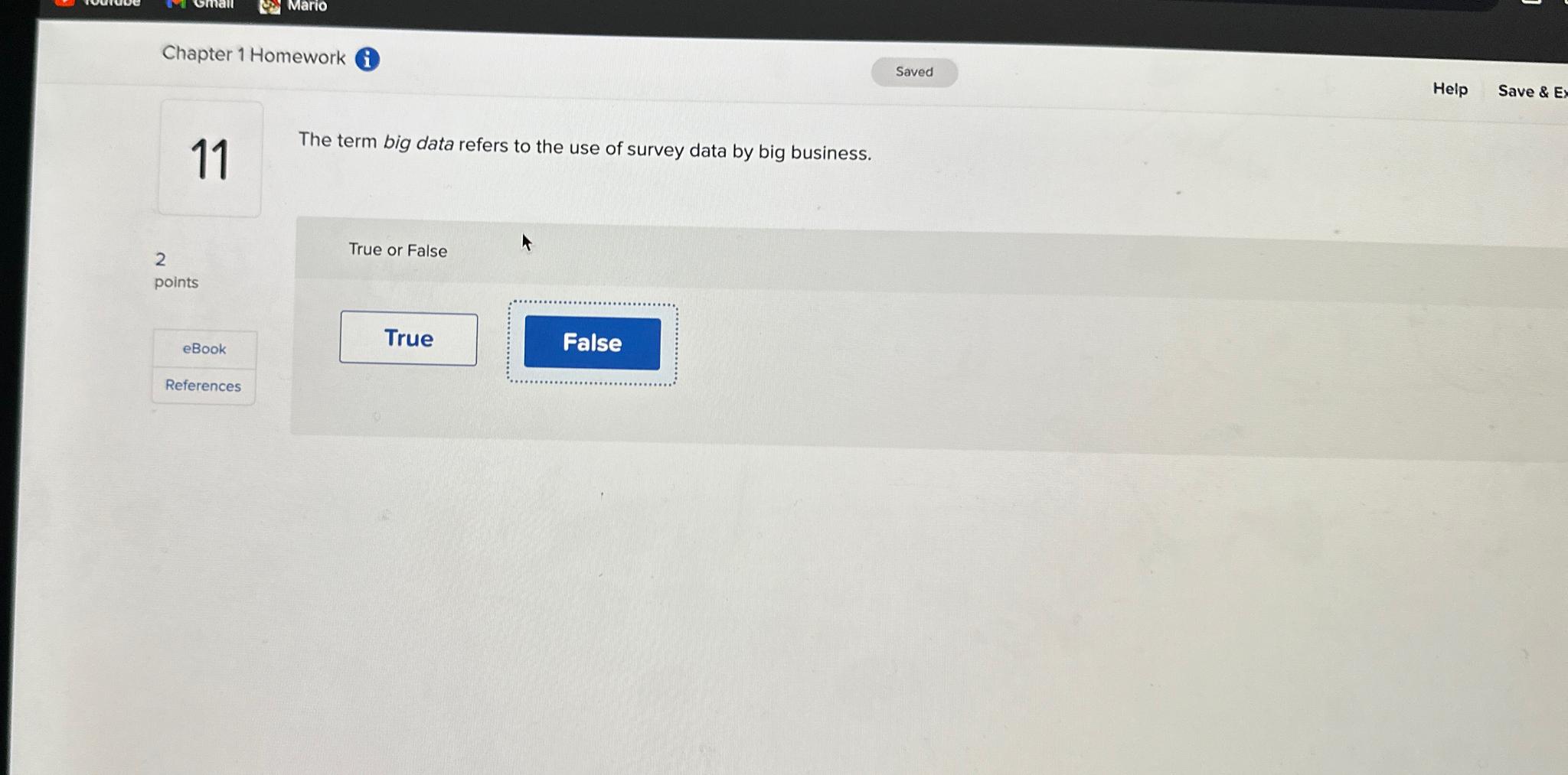  Mario Chapter 1 Homework 1 Help Save & Ex 11 The