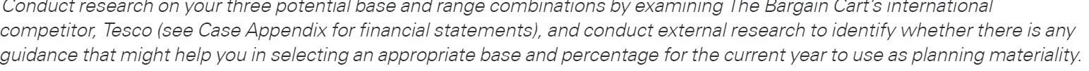  Conduct research on your three potential base and range combinations by