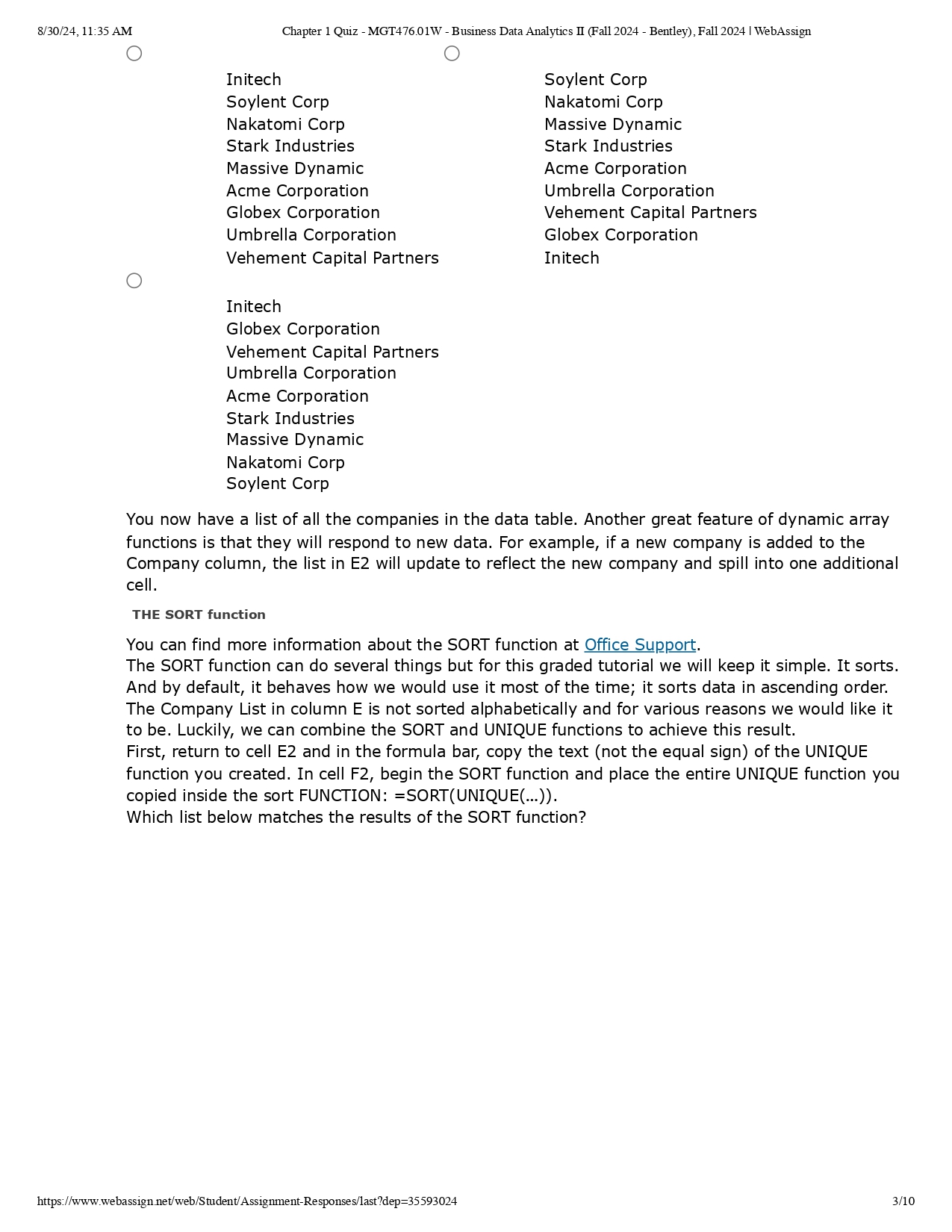 Functions were still very new to Excel. They are currently available in