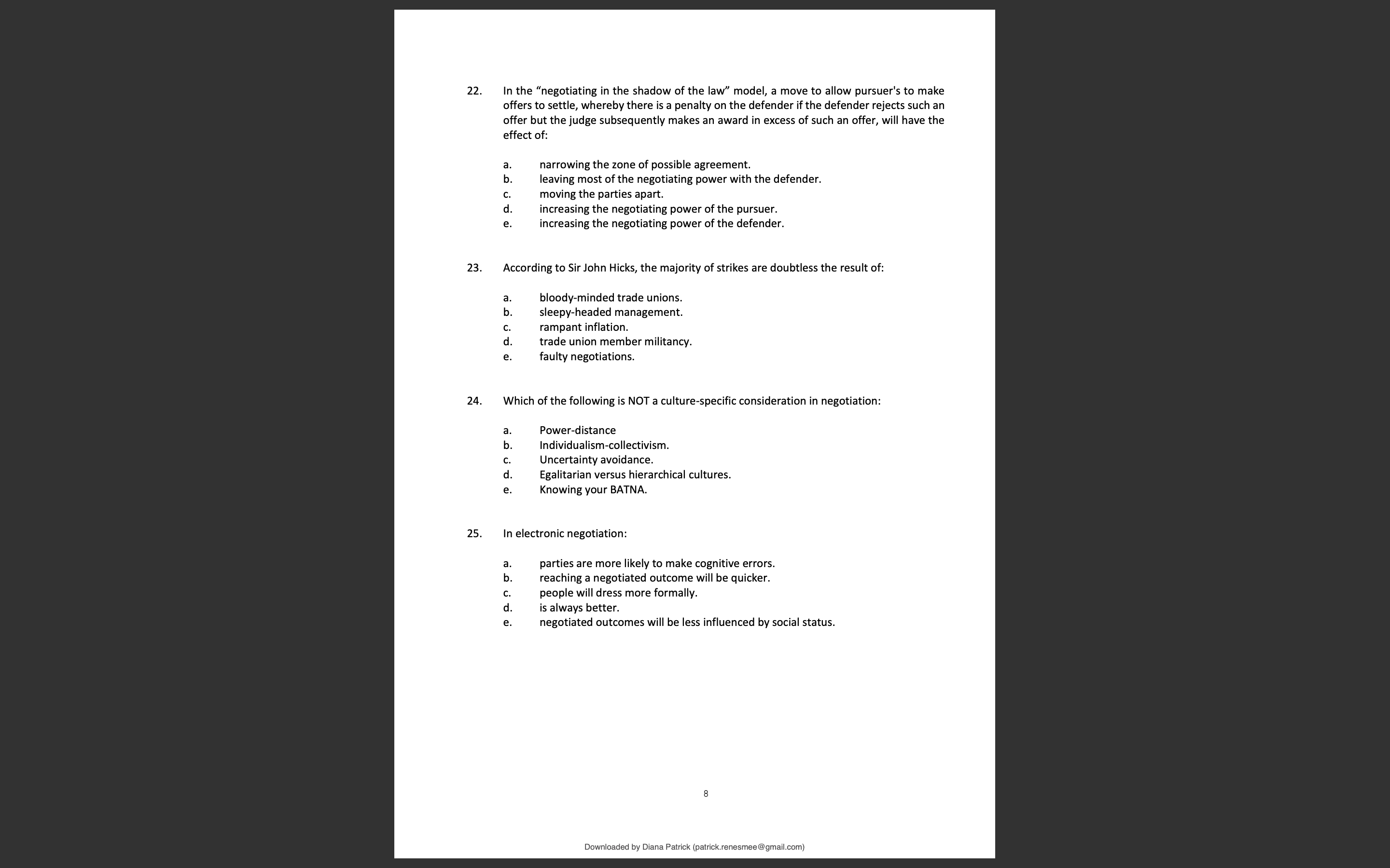 on the perceived quality of the deal. h. utility is lowered by