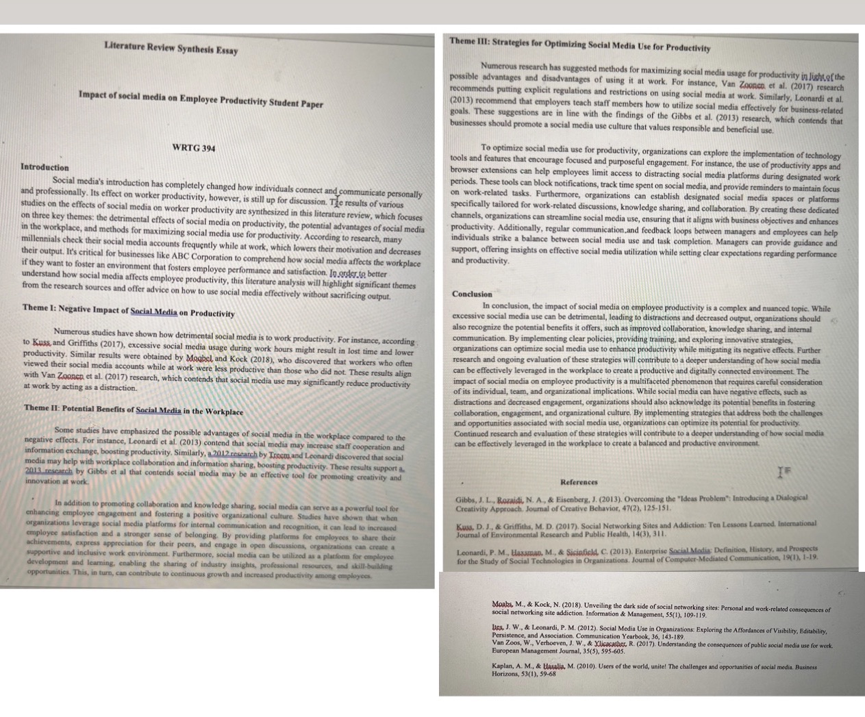 I have an assignment which is called An Executive Summary ?1. Can