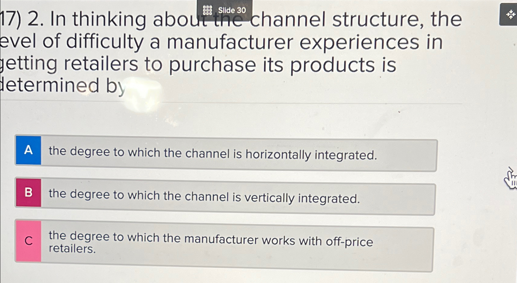 In thinking about thace shannel structure, the evel of difficulty a