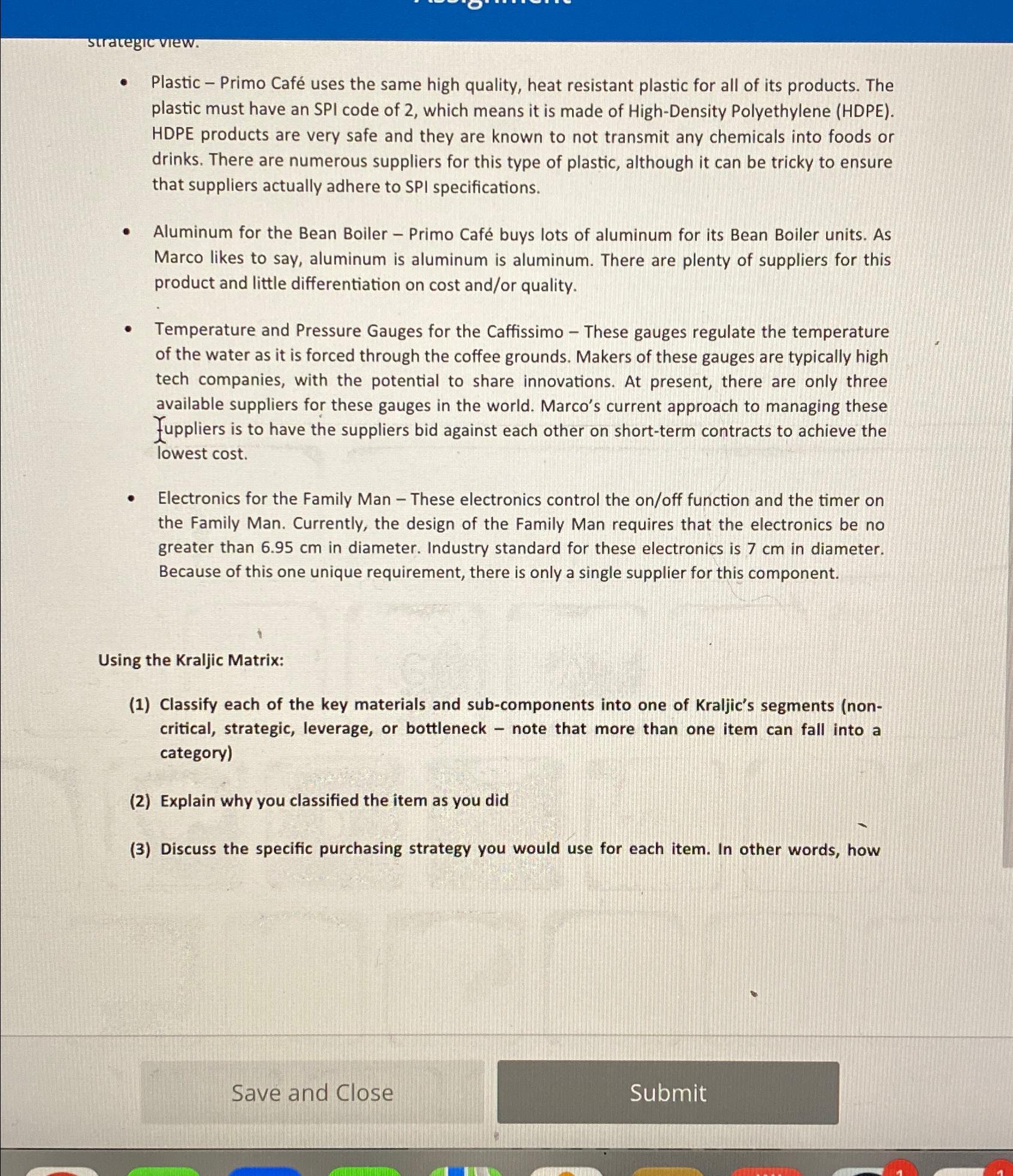  Plastic - Primo Caf uses the same high quality, heat resistant