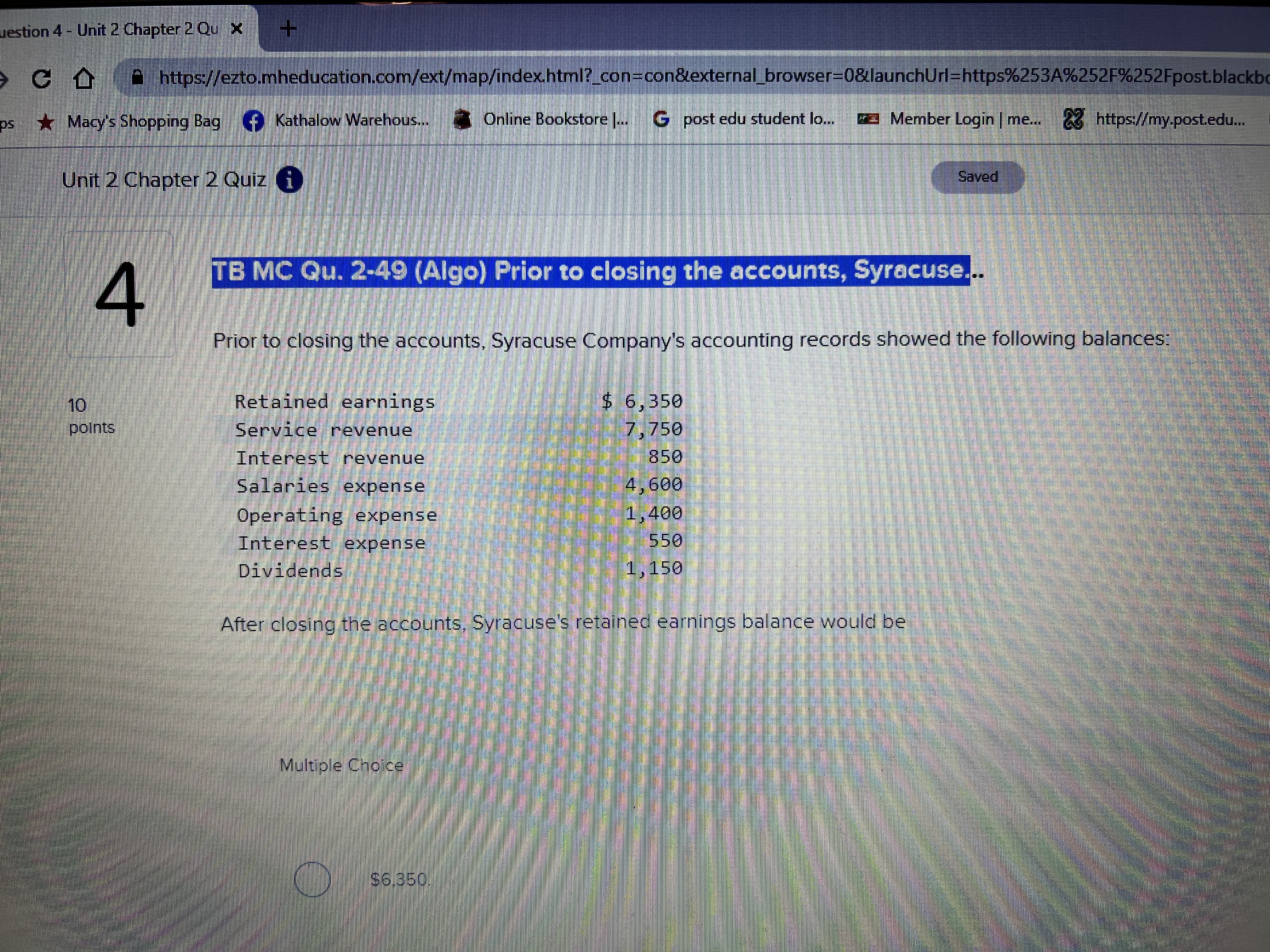  gestion 4 - Unit 2 Chapter 2 Qu map/index.html?_con=con&external_browser=08launchUrl=https%253A%252F%252Fpost.blackb Kathalow Warehouse..