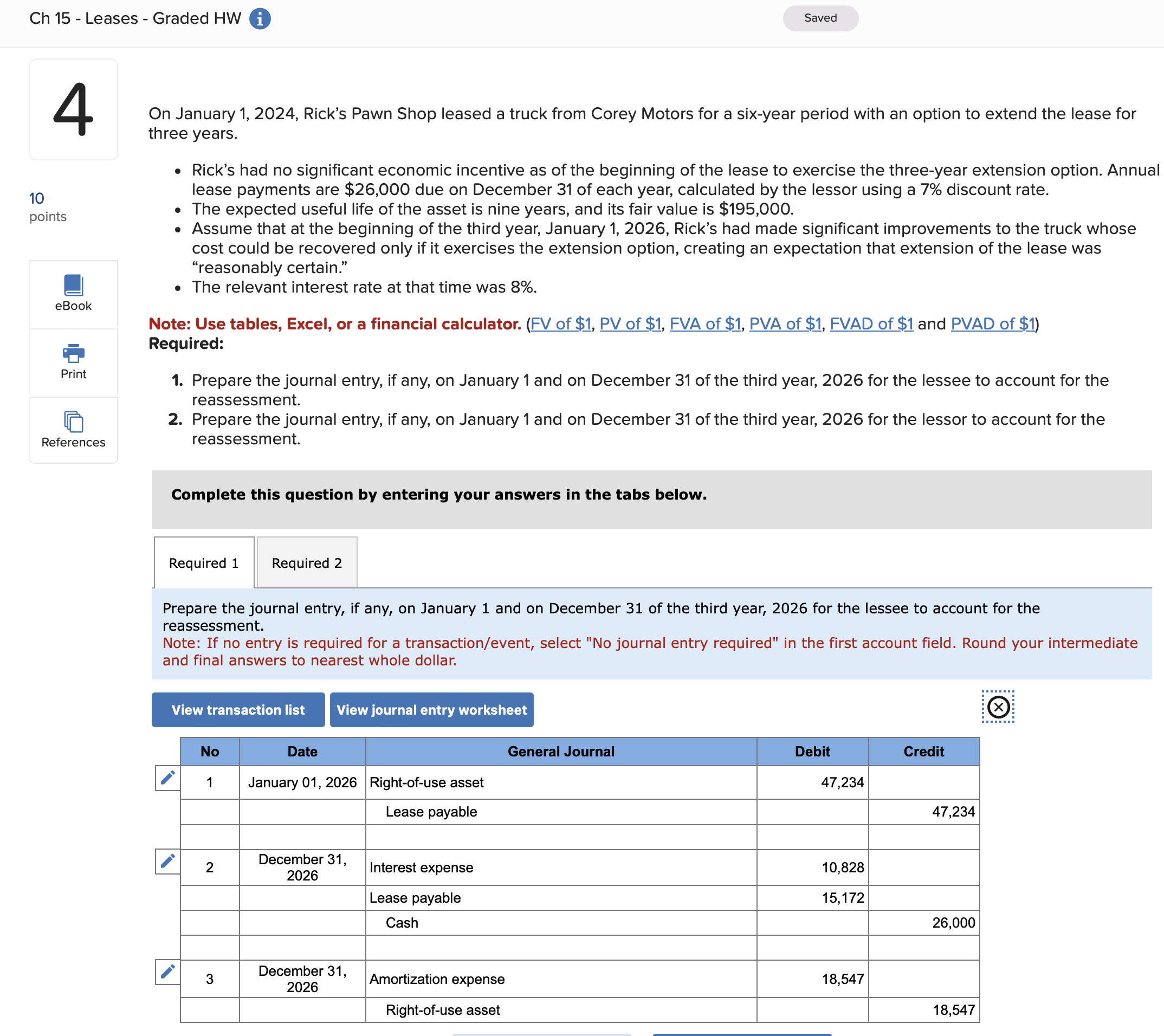 please correct the ones wrong and solve the other ones missing Ch