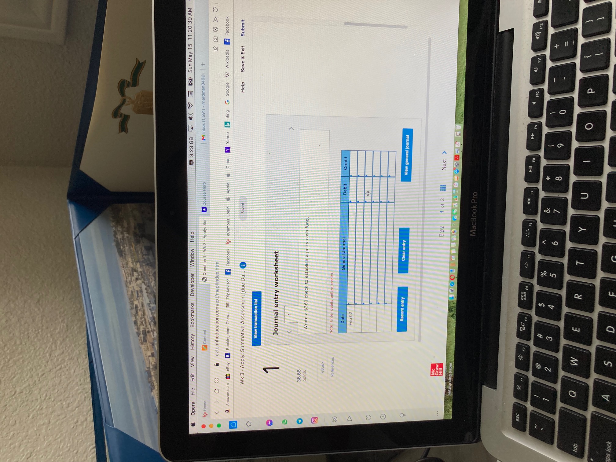 3.22 GB )) 8 47. Sun May 15 11:20:22 AM Opera File