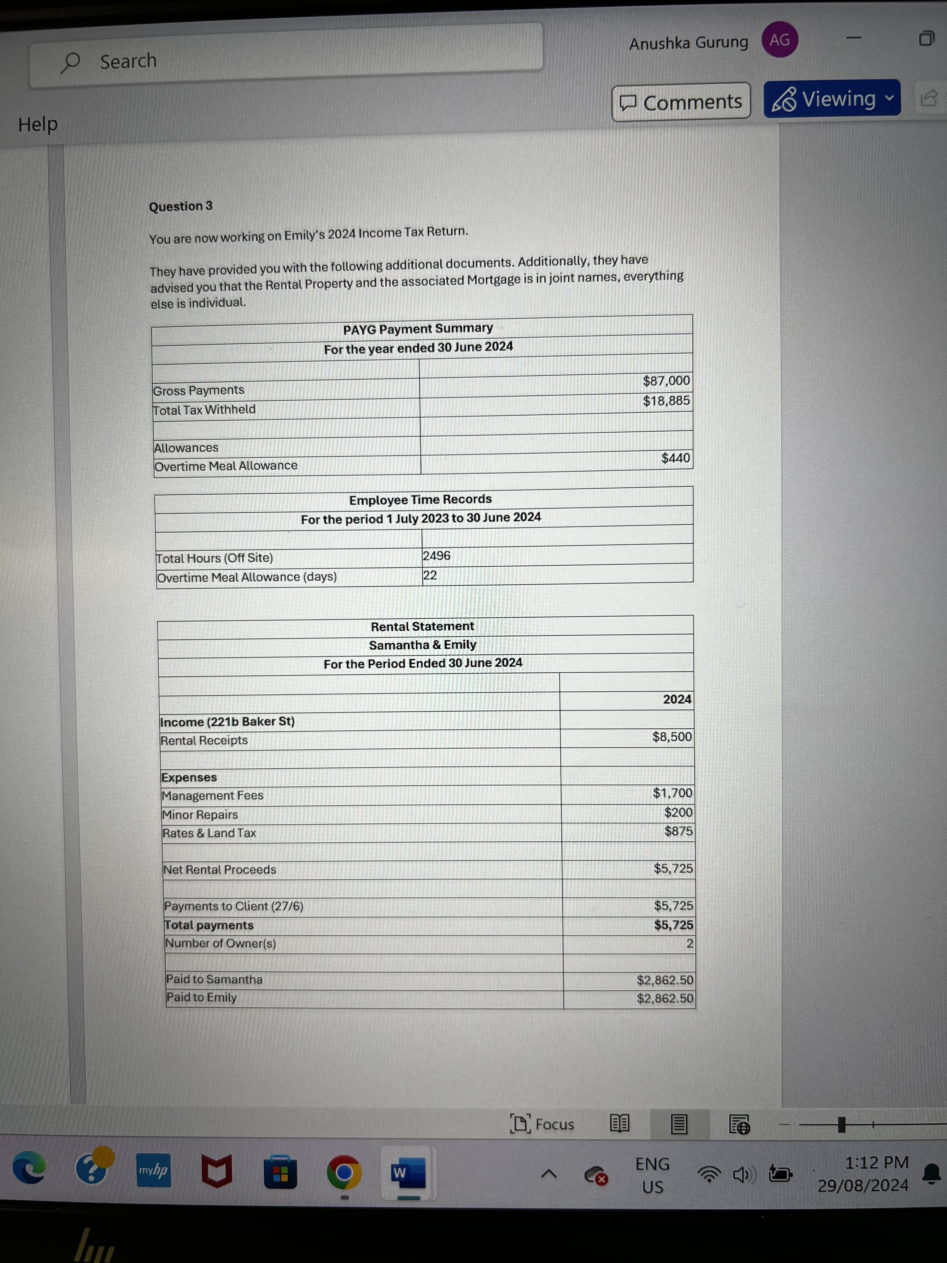 dual citizenship in both Australia and the United Kingdom. Samantha graduated from