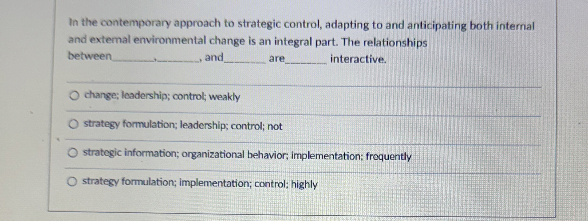  Question 1 2 pts According to value-chain analysis, q, would be