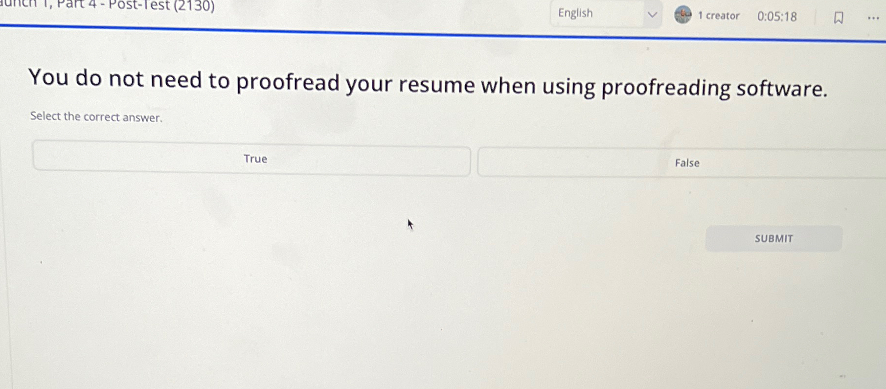  You do not need to proofread your resume when using proofreading
