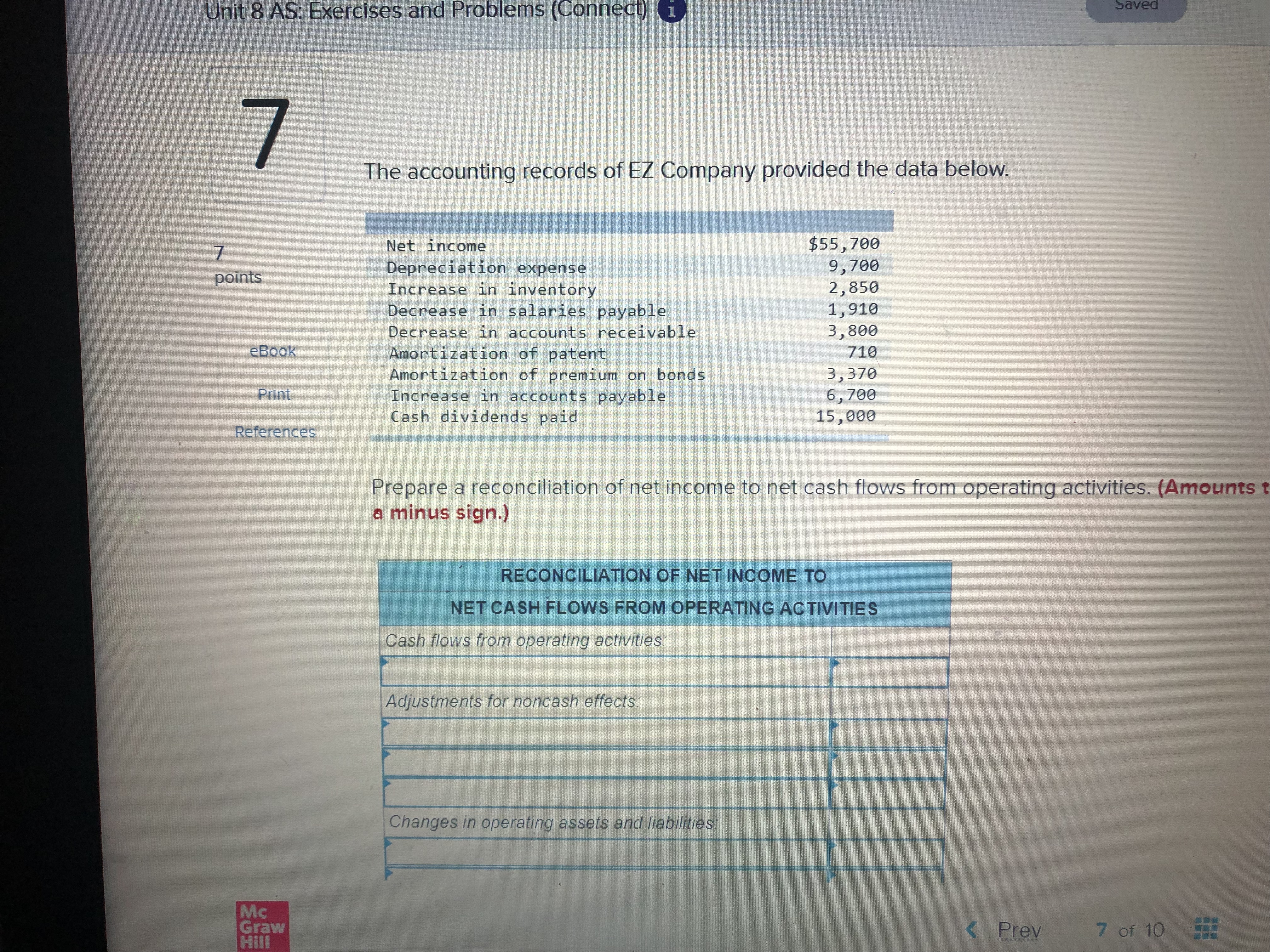  Unit 8 AS: Exercises and Problems (Connect) The accounting records of