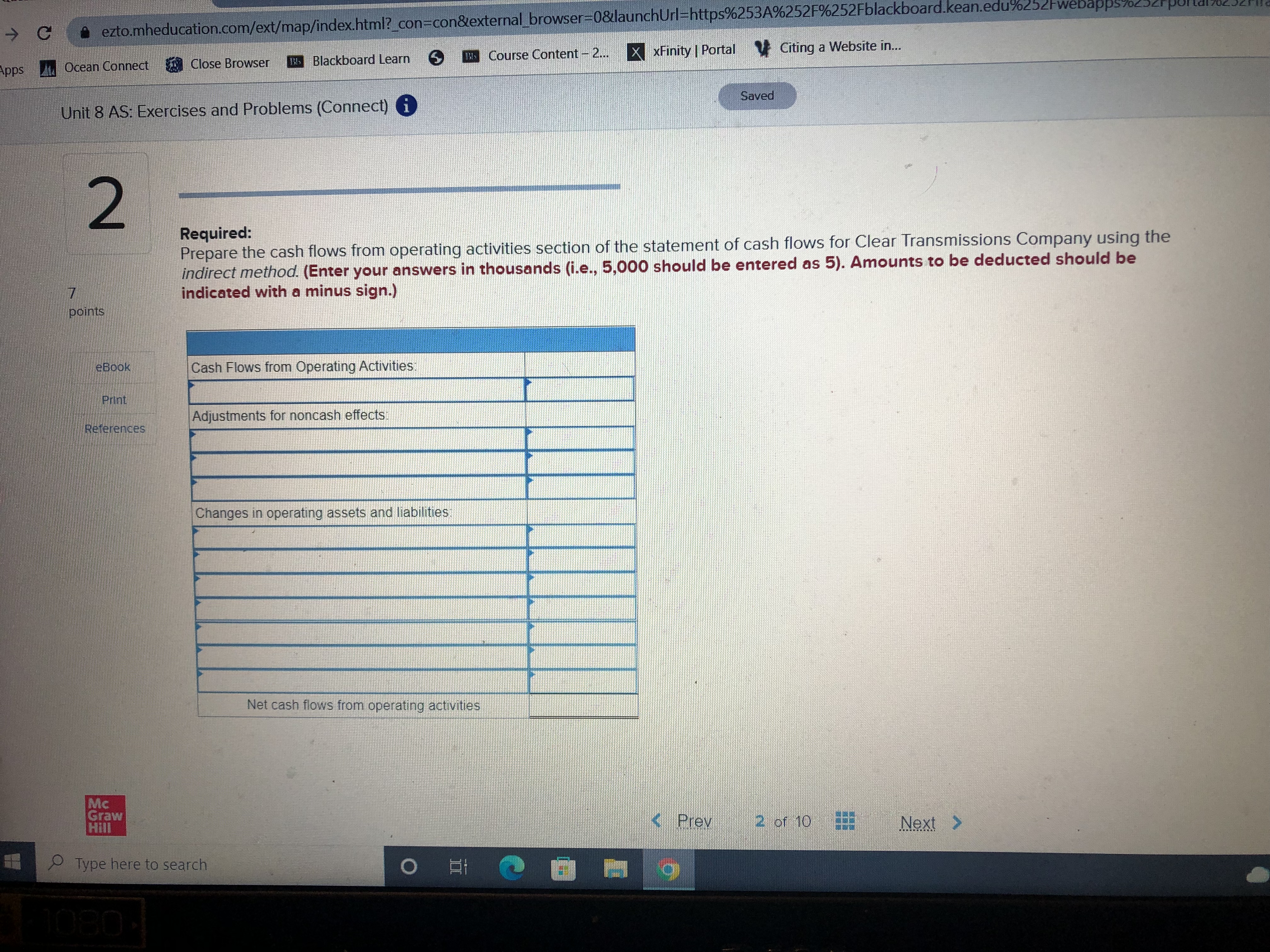  C ezto.mheducation.com/ext/map/index.html?_con=con&external_browser=0&launchUrl=https%253A%252F%252Fblackboard.kean.edu%252Fwebapp Apps At Ocean Connect Close Browser B. Blackboard Learn