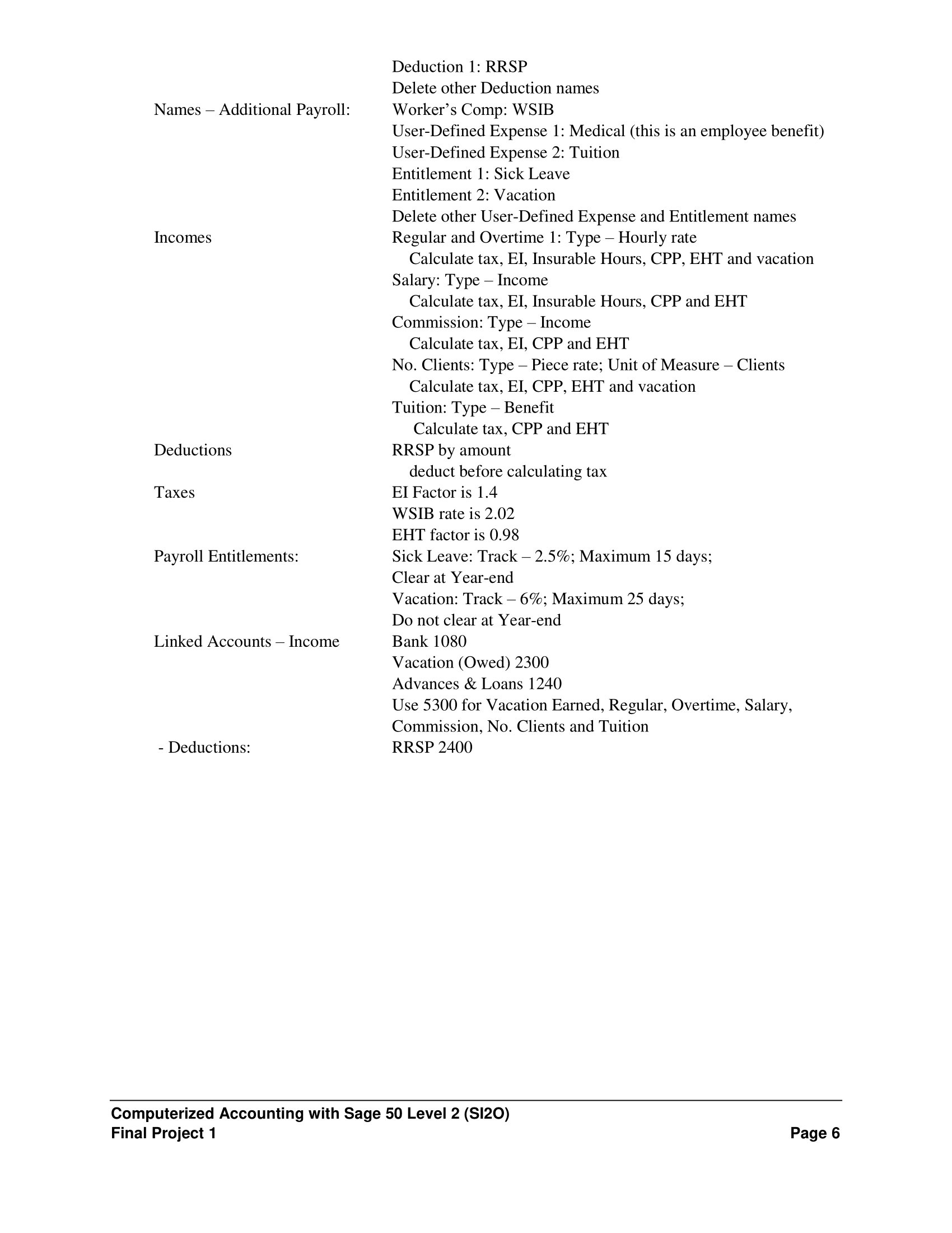 transactions. OBJECTIVES The objectives of this project are to: Set up the