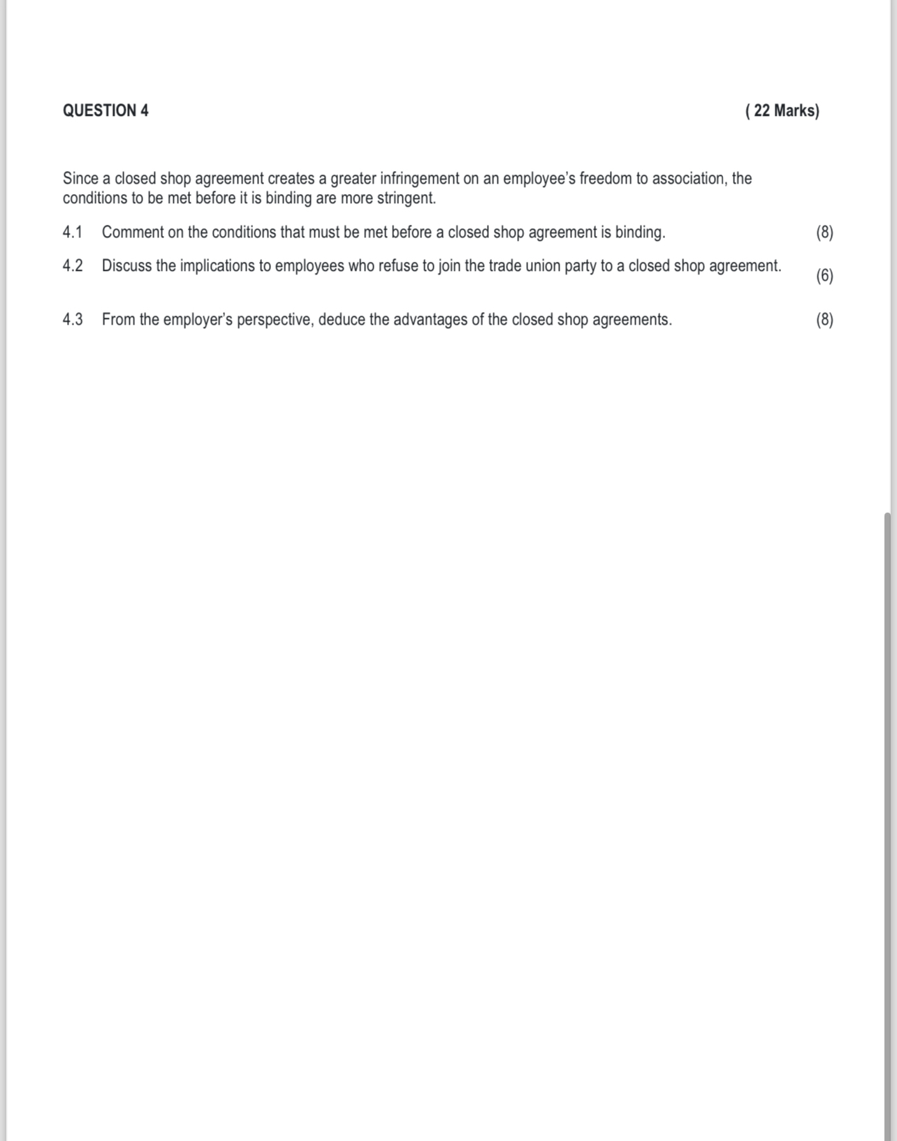  FORMATIVE ASSESSMENT 2 [100 MARKS] Read the scenario below and answer