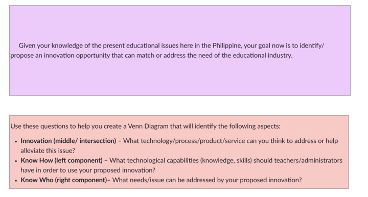  Given your knowledge of the present educational issues here in the