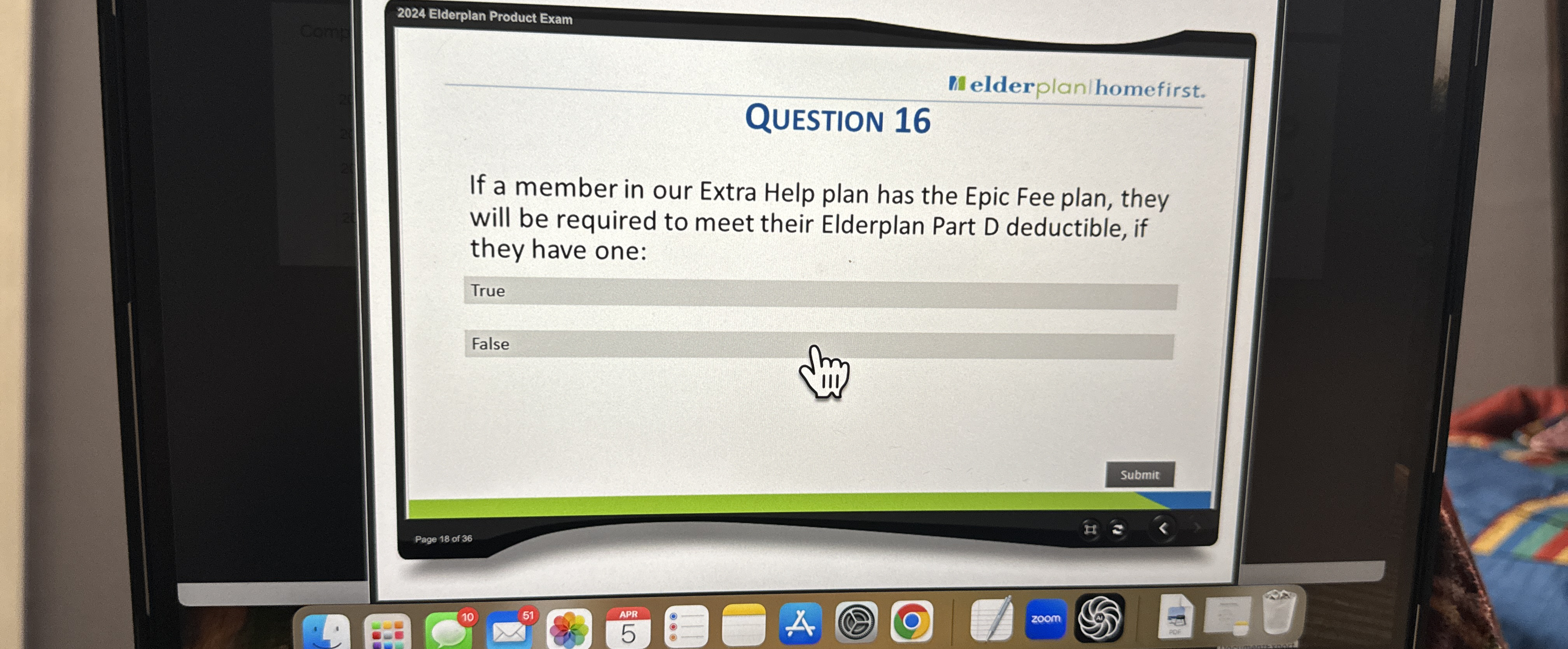  2024 Elderplan Product Exam M elderplanihomefirst. Question 16 If a member