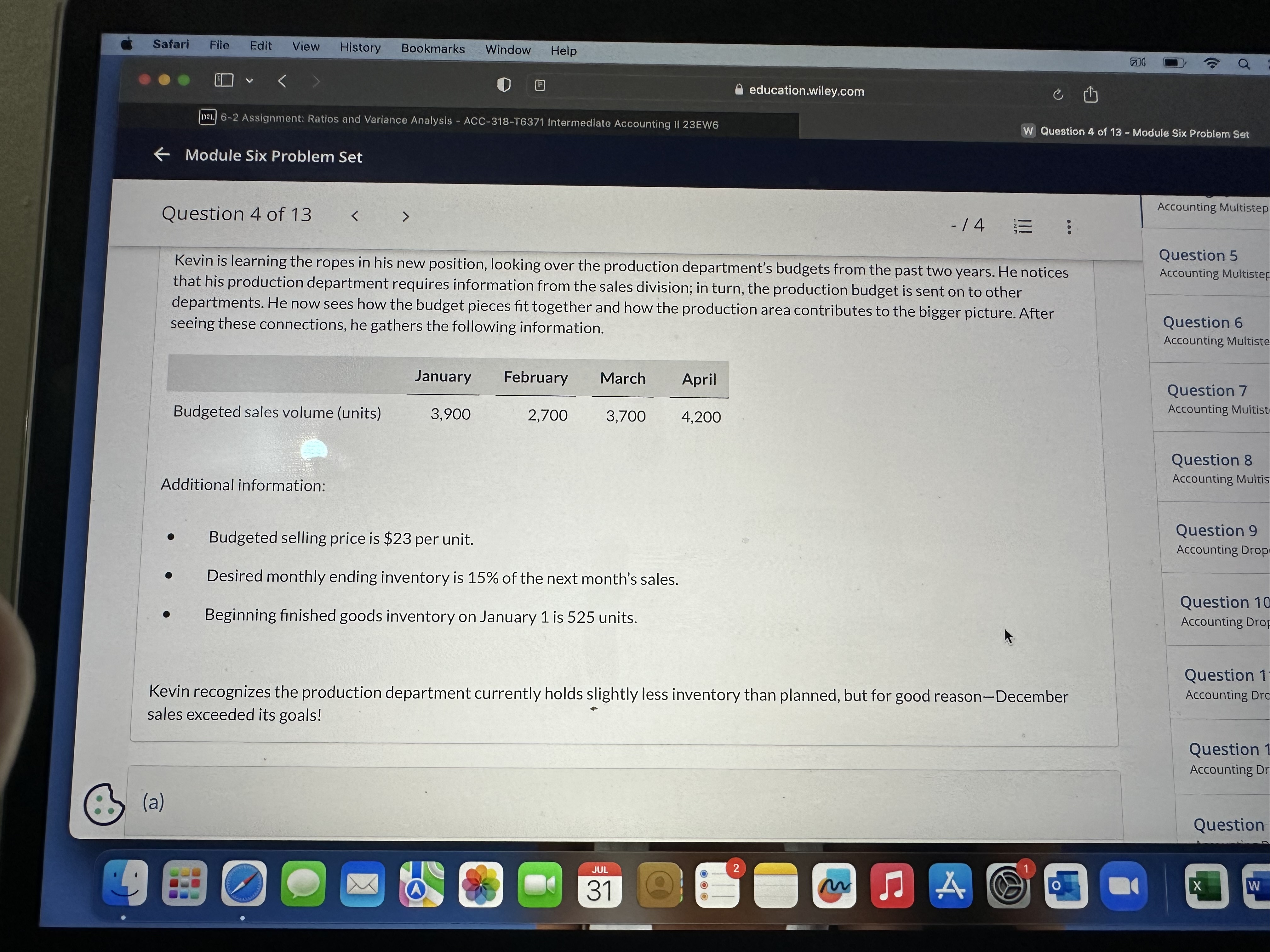 the option to purchase a new car for her business at a