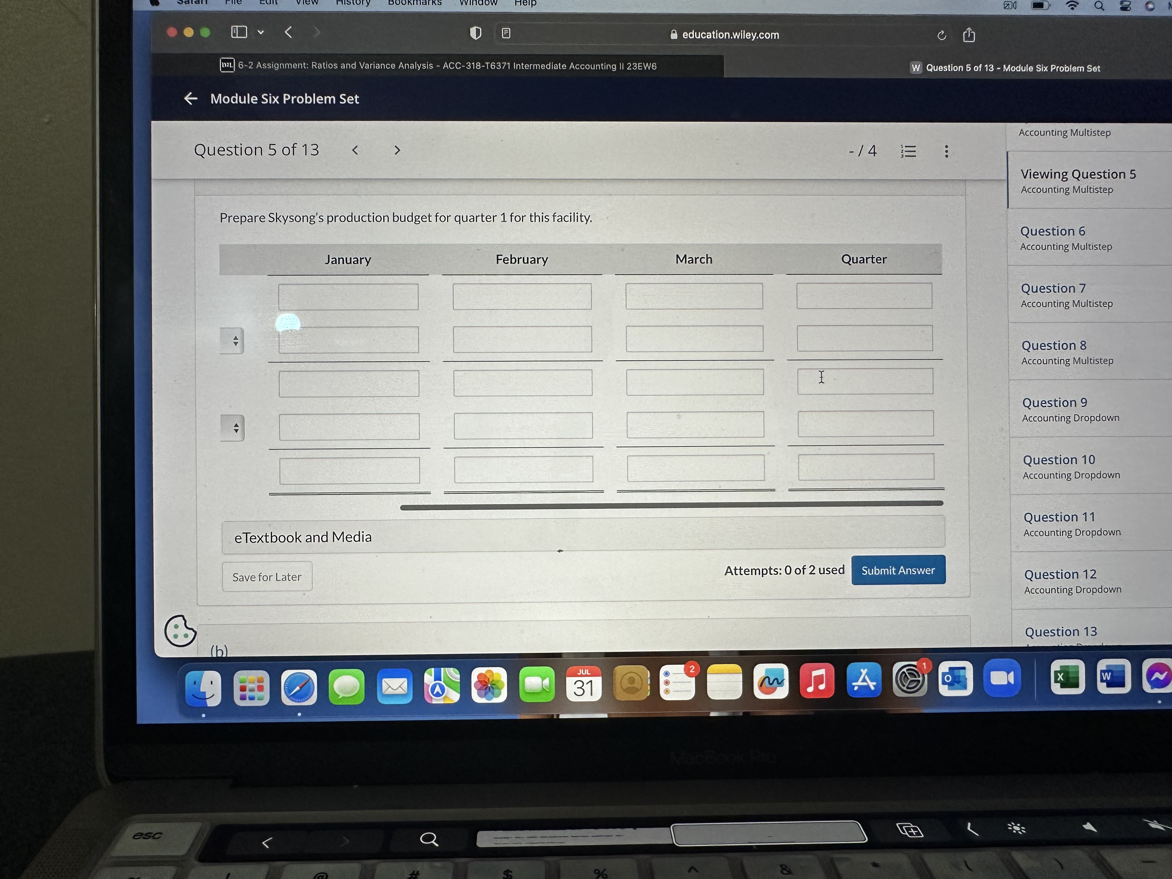 simple payback period and the IRR for this investment. Jennifer expects her