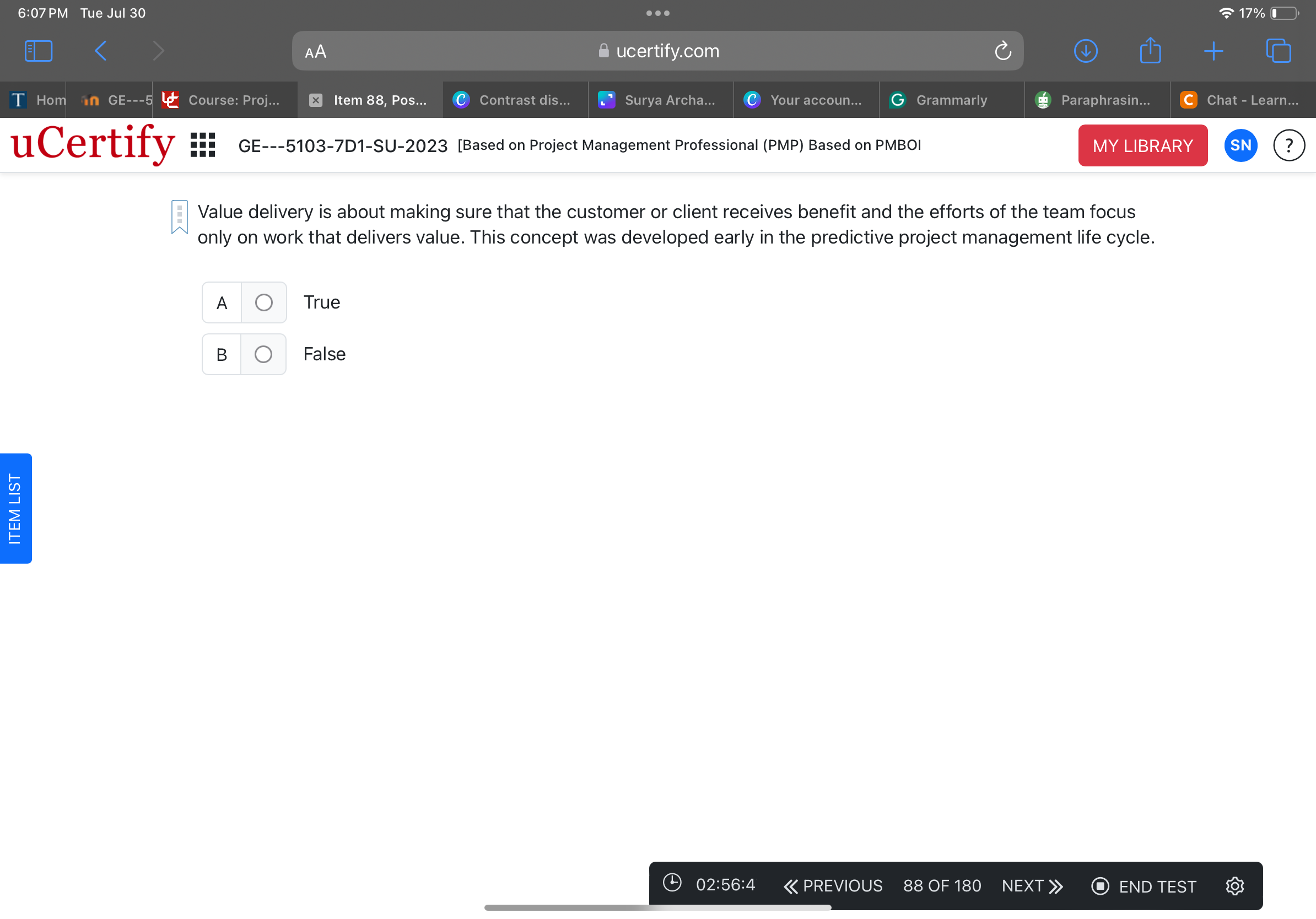  Value delivery is about making sure that the customer or client