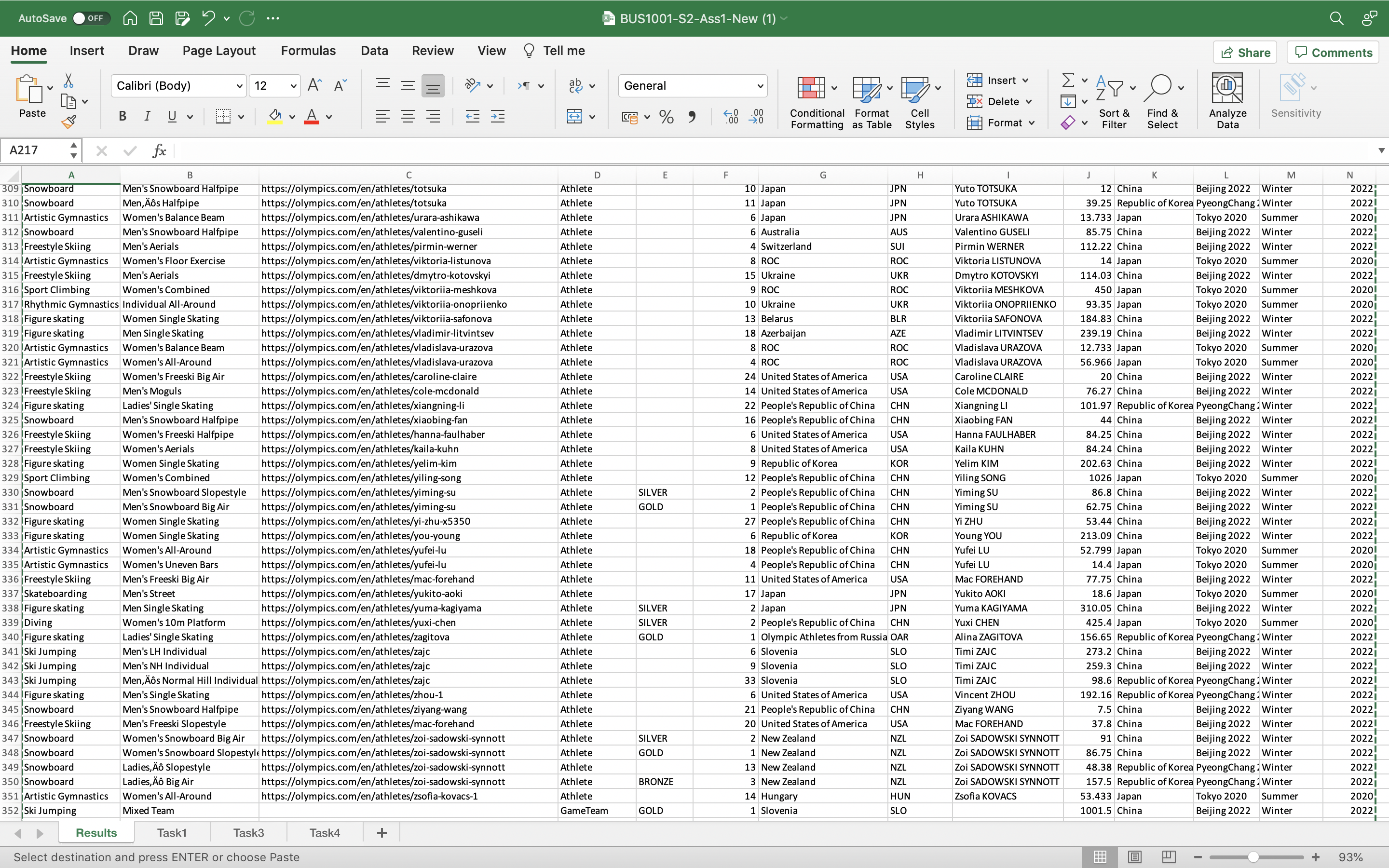 OFF N A FDC ... 3BUS1001-S2-Ass1-New (1) Home Insert Draw Page Layout