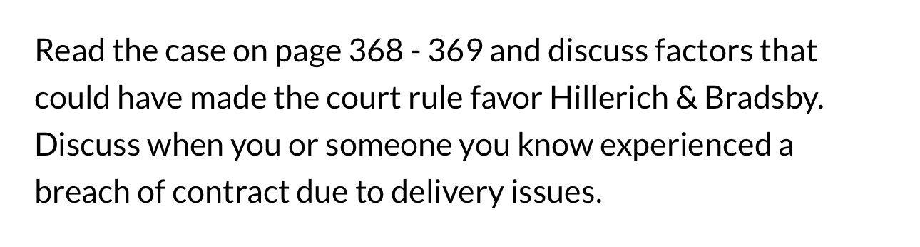  On November 29,2010, Charles Products entered into an agreement to provide