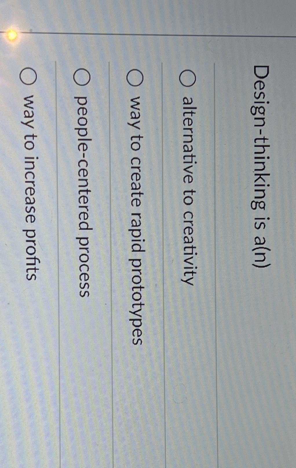  All these are leader behaviors that increase creativity, EXCEPT enable participation