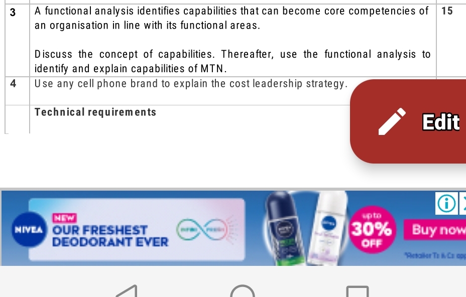  34A functional analysis identifies capabilities that can become core competencies of