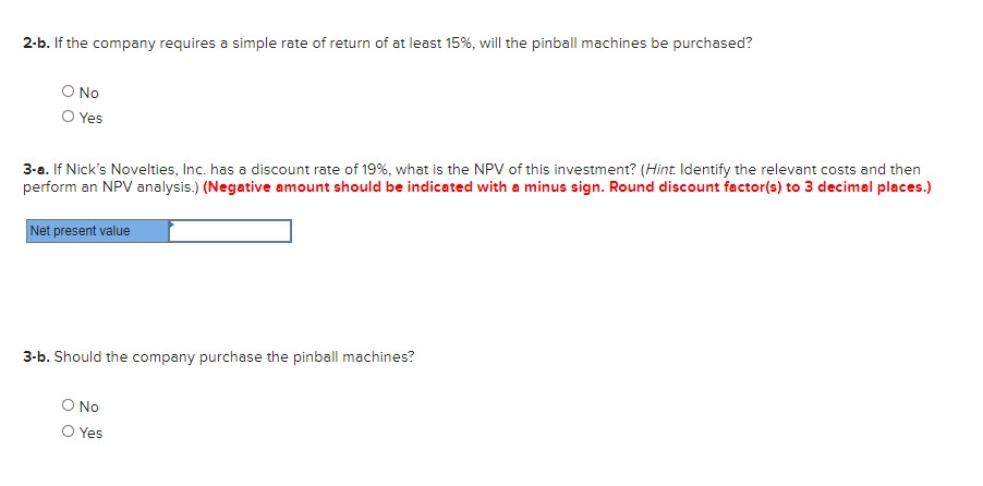 purchase of electronic pinball machines to place in game arcades. The machines