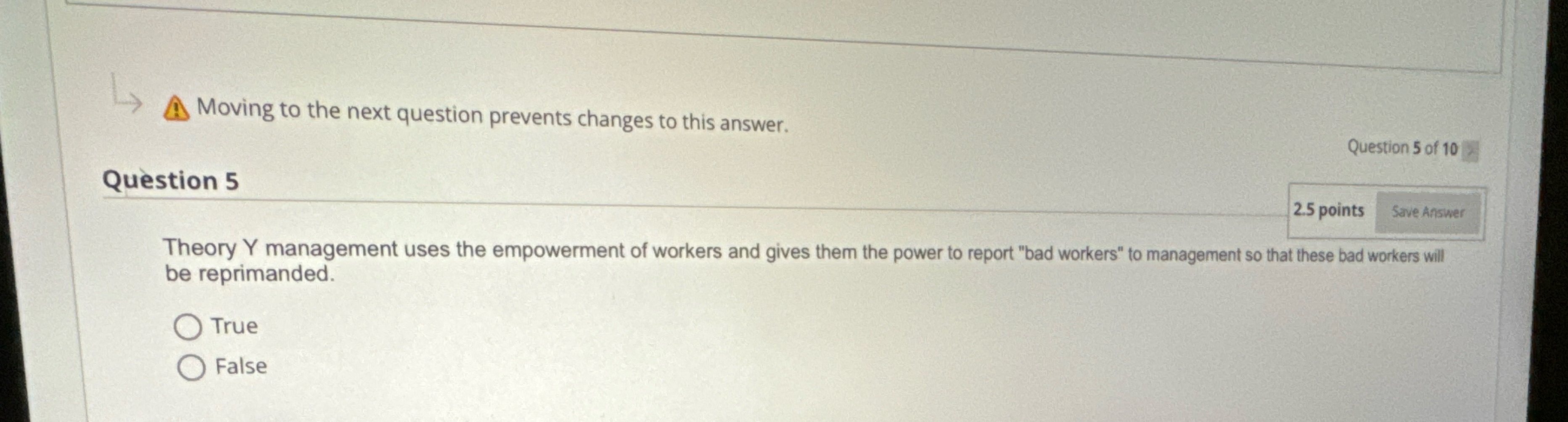  Moving to the next question prevents changes to this answer. Question