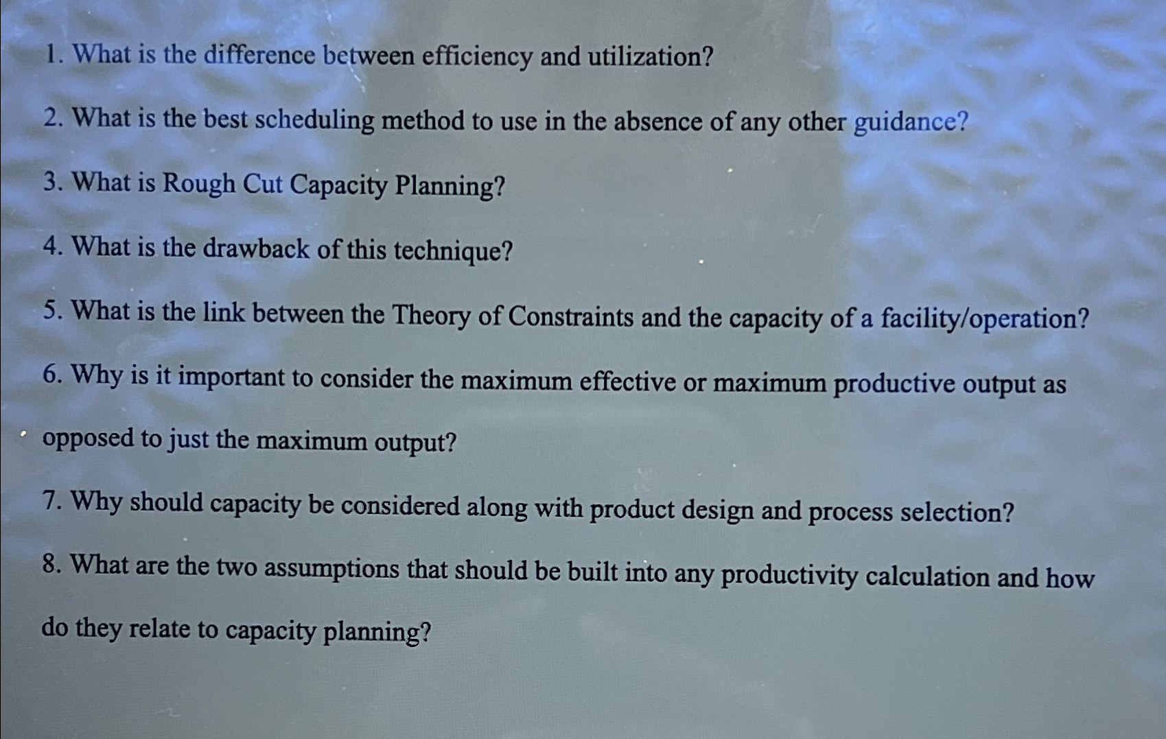  What is the difference between efficiency and utilization? What is the